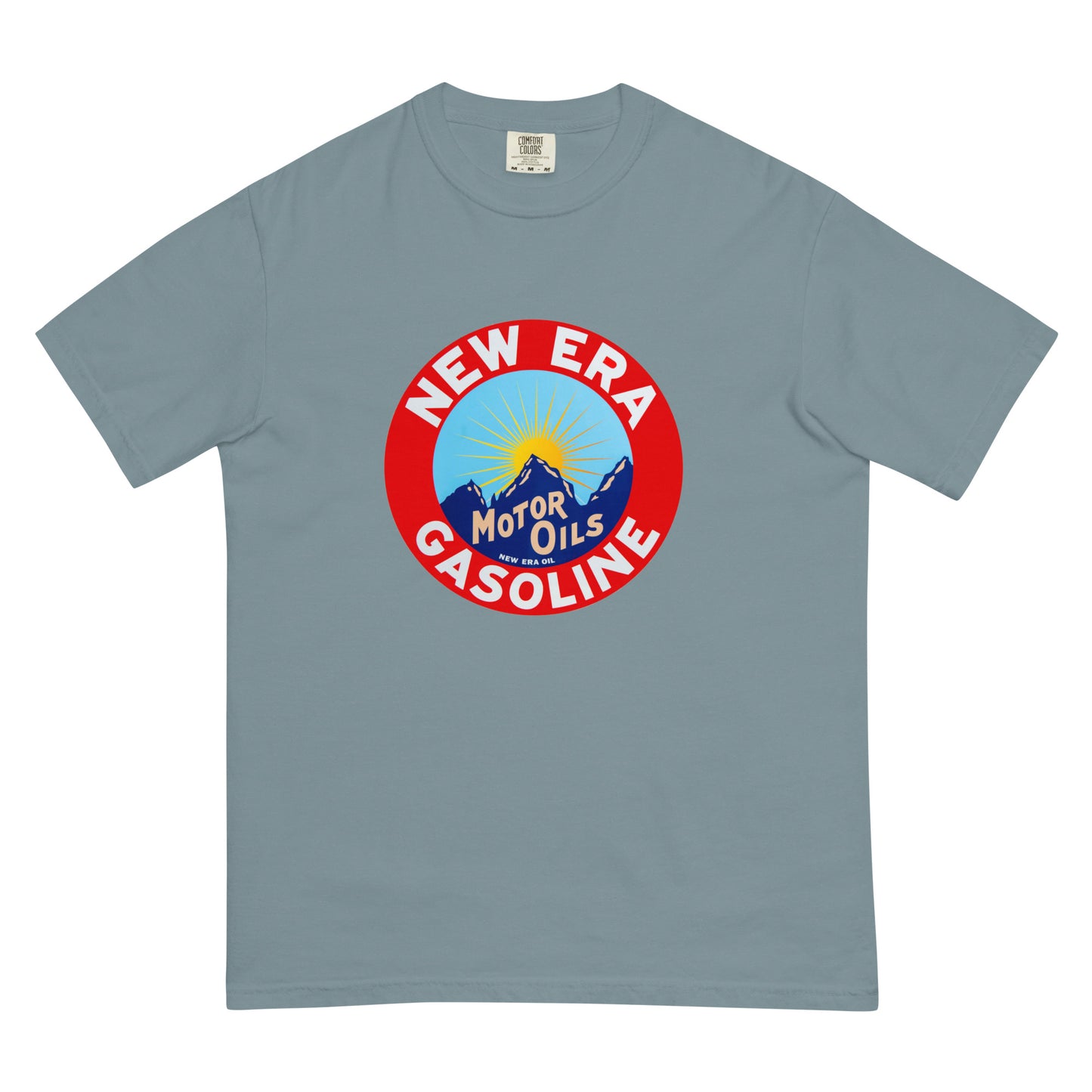 Retro Gas Sign New Era Unisex garment-dyed heavyweight t-shirt