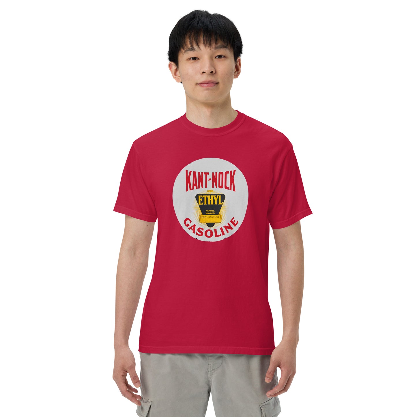Vintage Kant Nock Gas Sign Unisex garment-dyed heavyweight t-shirt