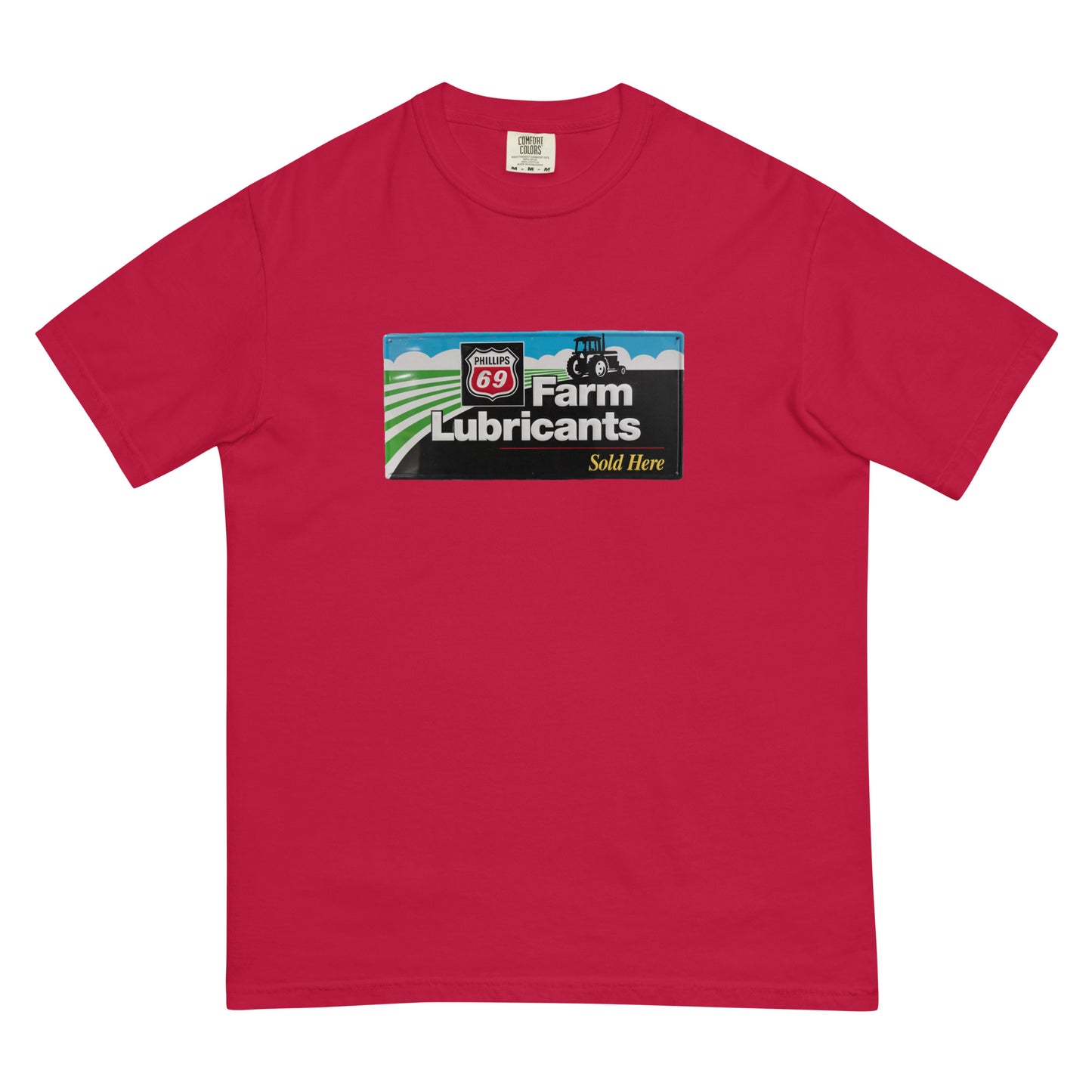 Phillips 69 License Plate Style Unisex garment-dyed heavyweight t-shirt