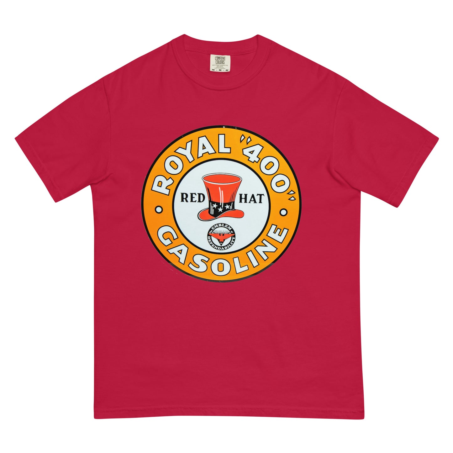 Vintage Red Hat Gas Unisex garment-dyed heavyweight t-shirt
