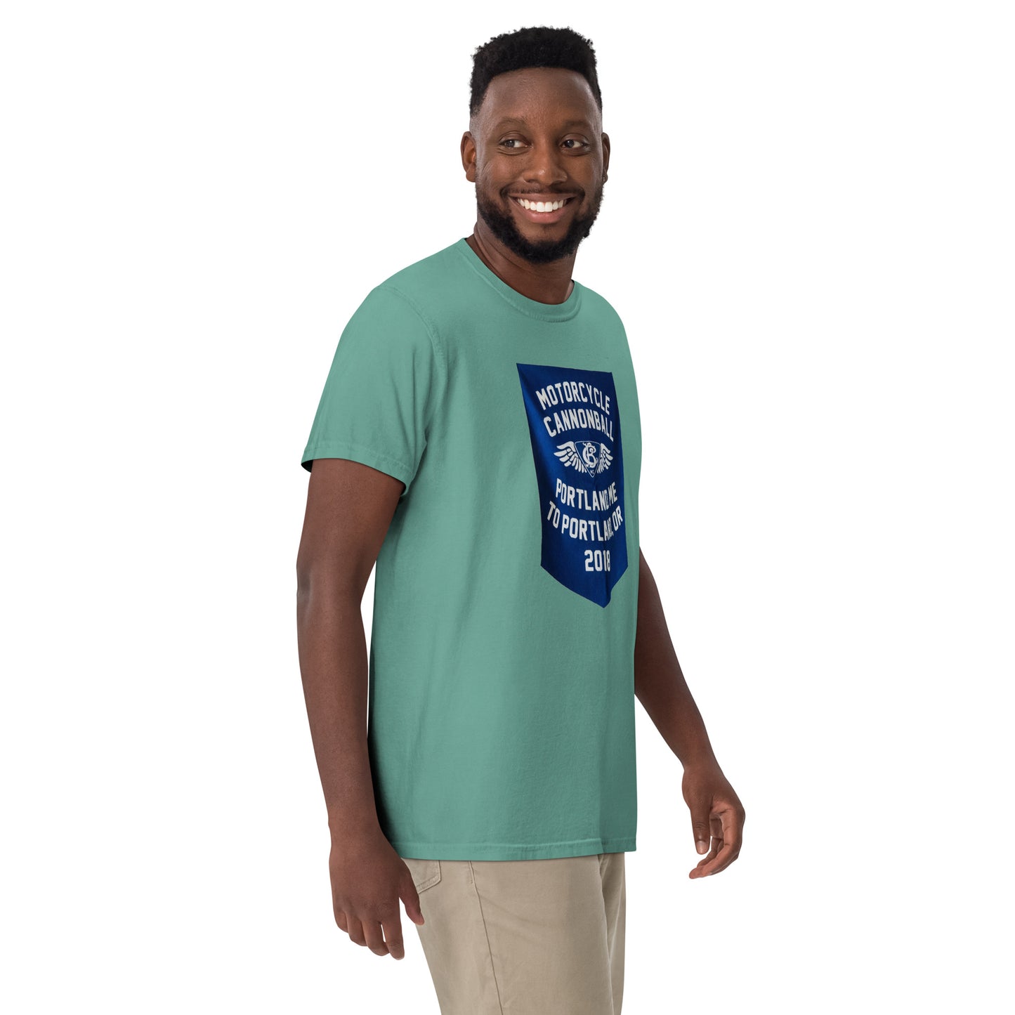 Cannonball Run MC Banner Style Unisex garment-dyed heavyweight t-shirt