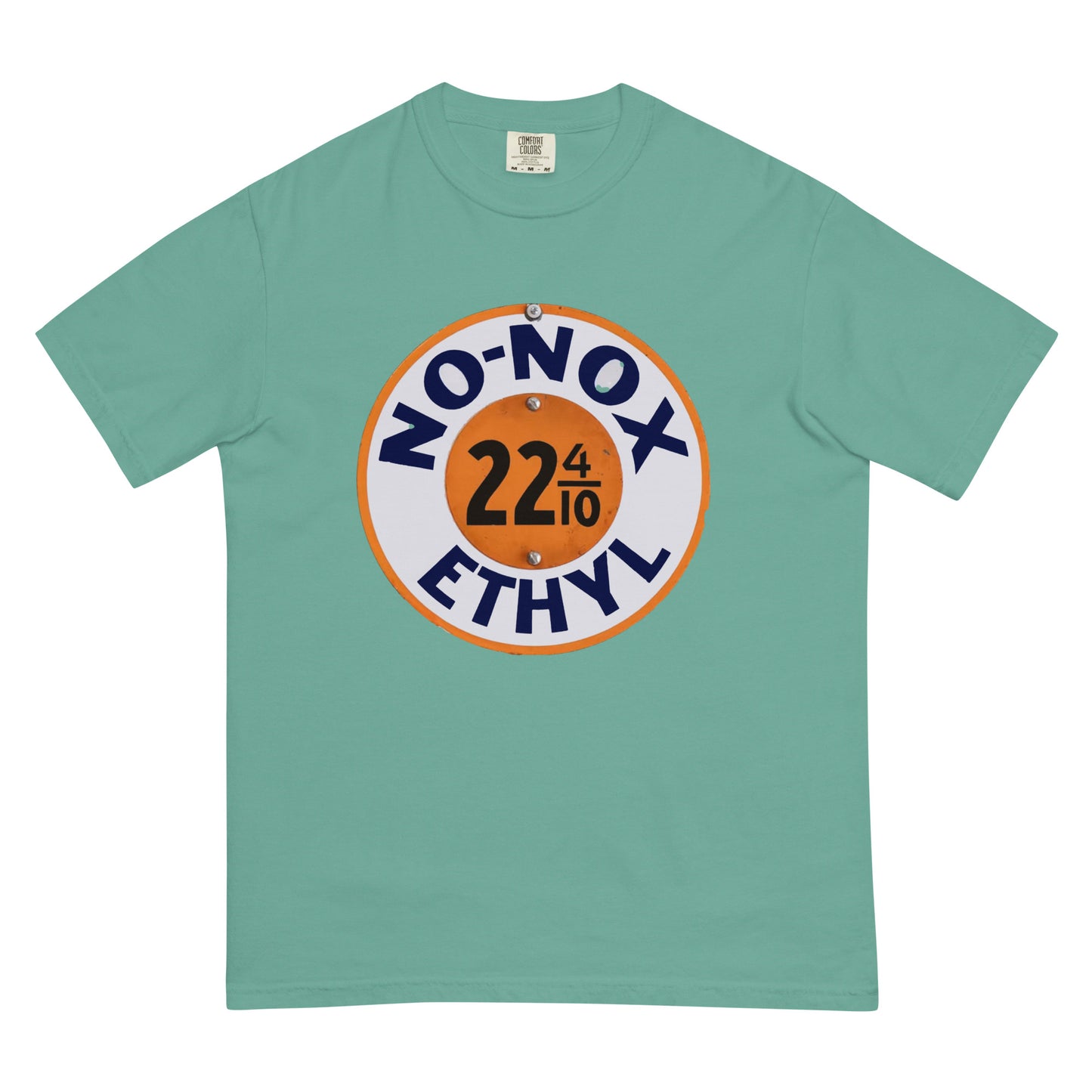 Retro Gas Sign No Knox Unisex garment-dyed heavyweight t-shirt