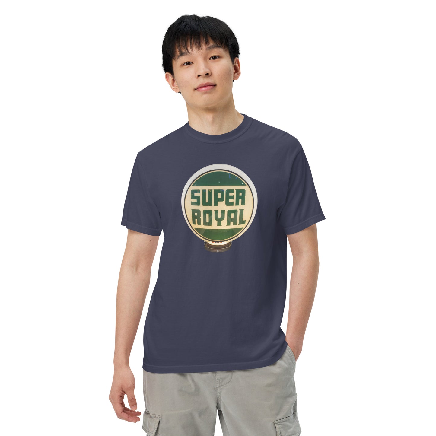 Super Royal Globe Unisex Heavyweight T-Shirt Design