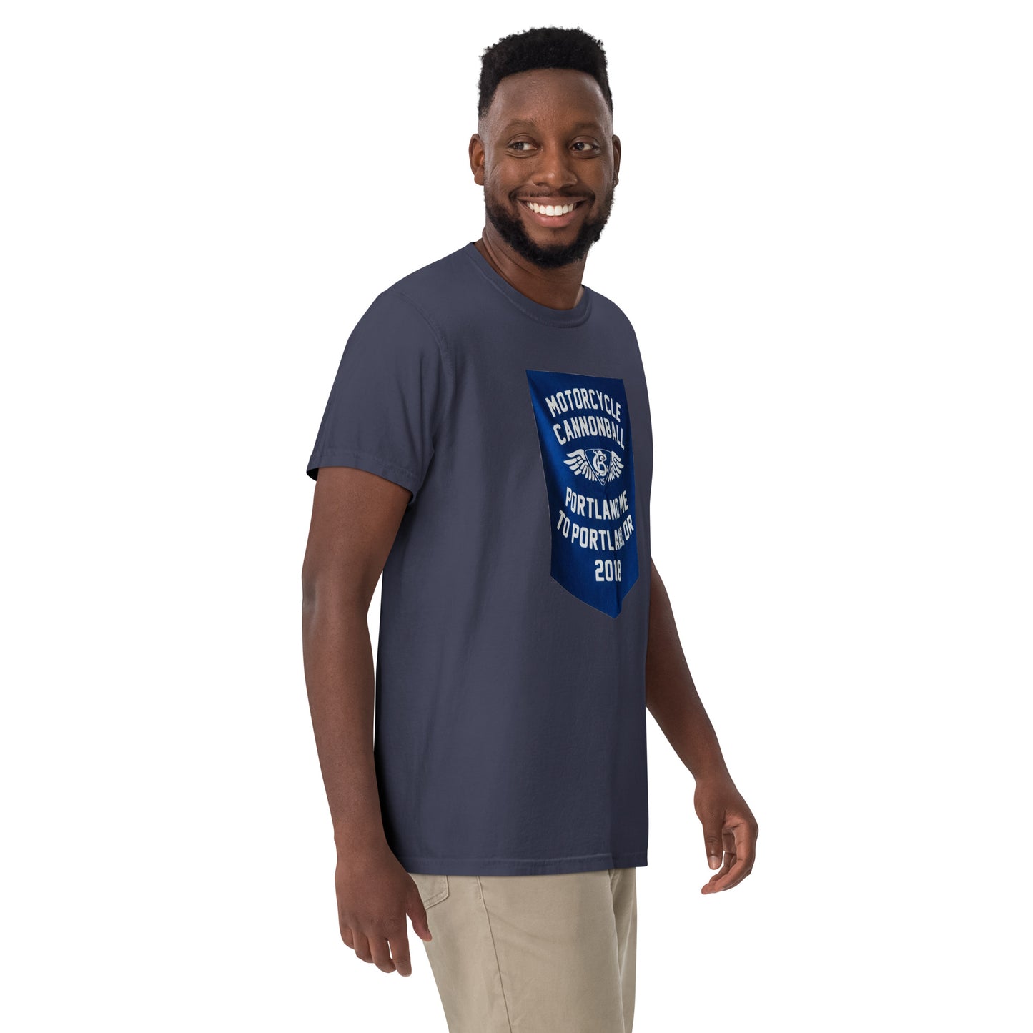 Cannonball Run MC Banner Style Unisex garment-dyed heavyweight t-shirt