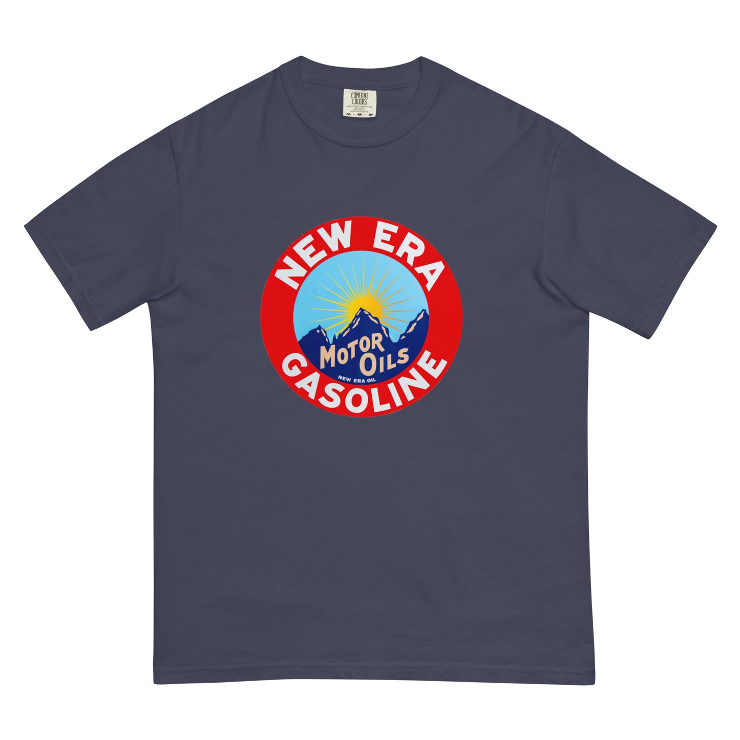 Retro Gas Sign New Era Unisex garment-dyed heavyweight t-shirt