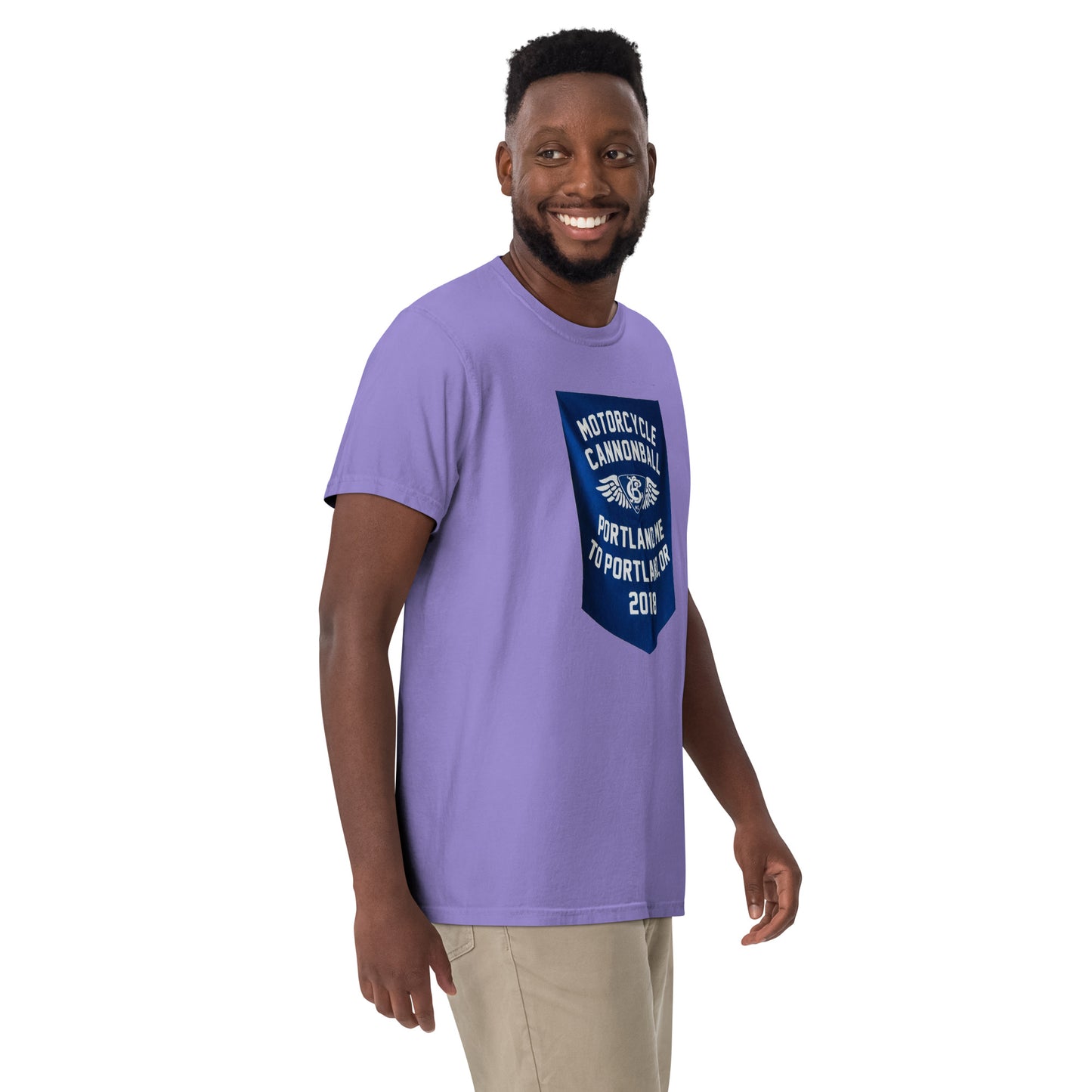 Cannonball Run MC Banner Style Unisex garment-dyed heavyweight t-shirt
