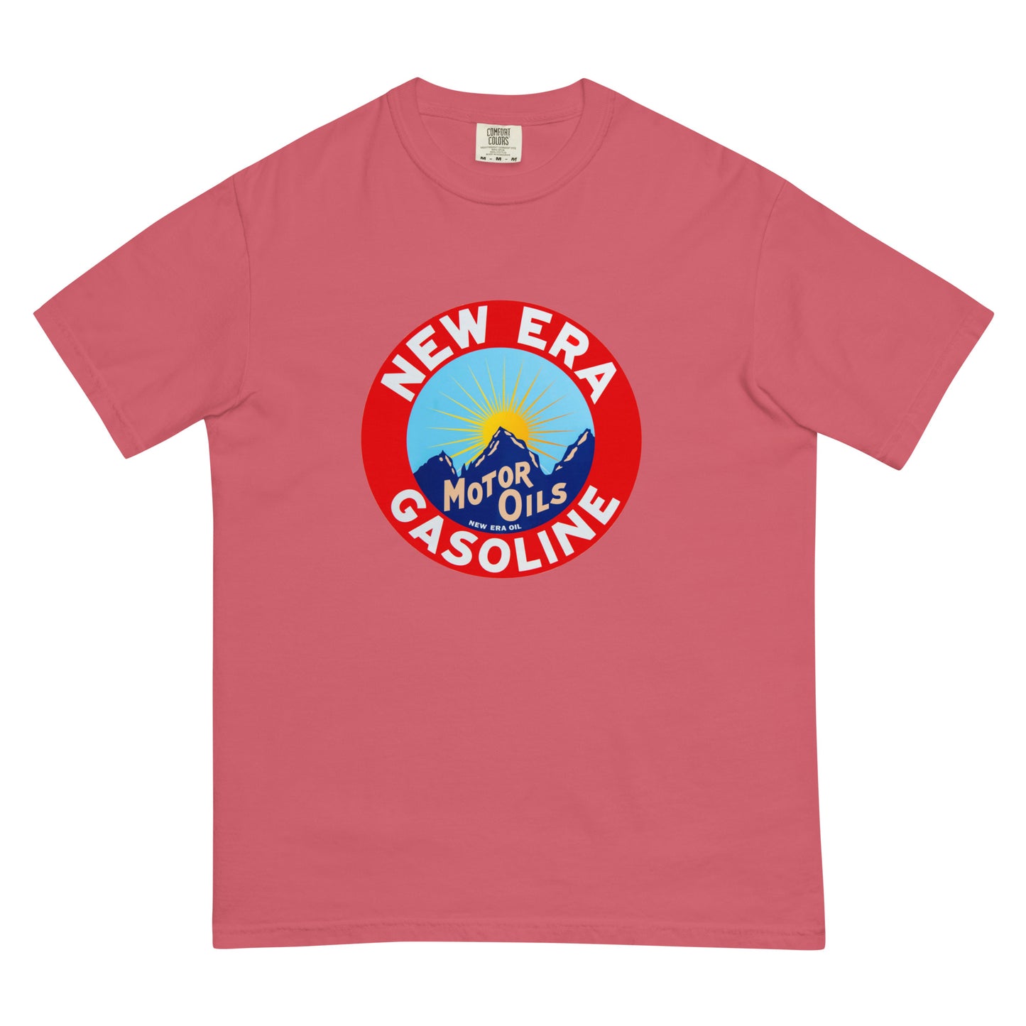 Retro Gas Sign New Era Unisex garment-dyed heavyweight t-shirt