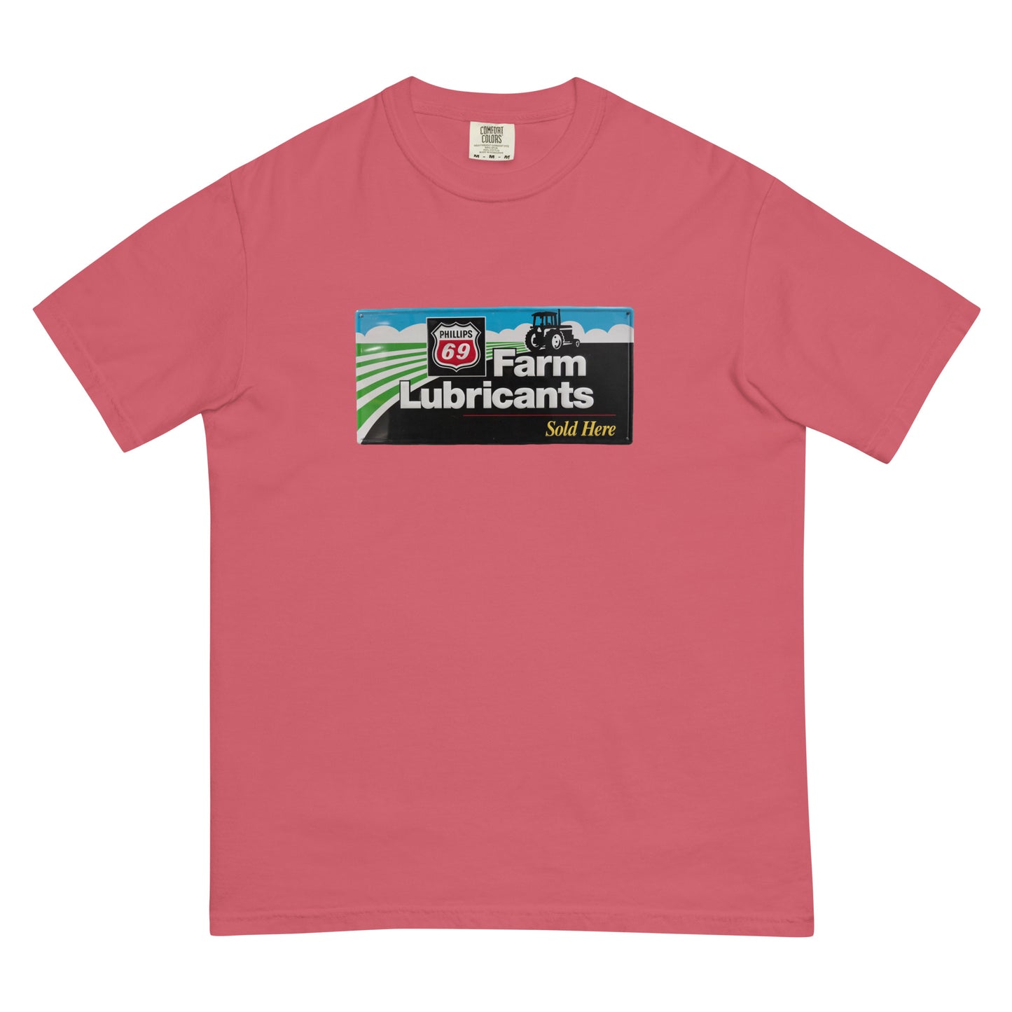 Phillips 69 License Plate Style Unisex garment-dyed heavyweight t-shirt