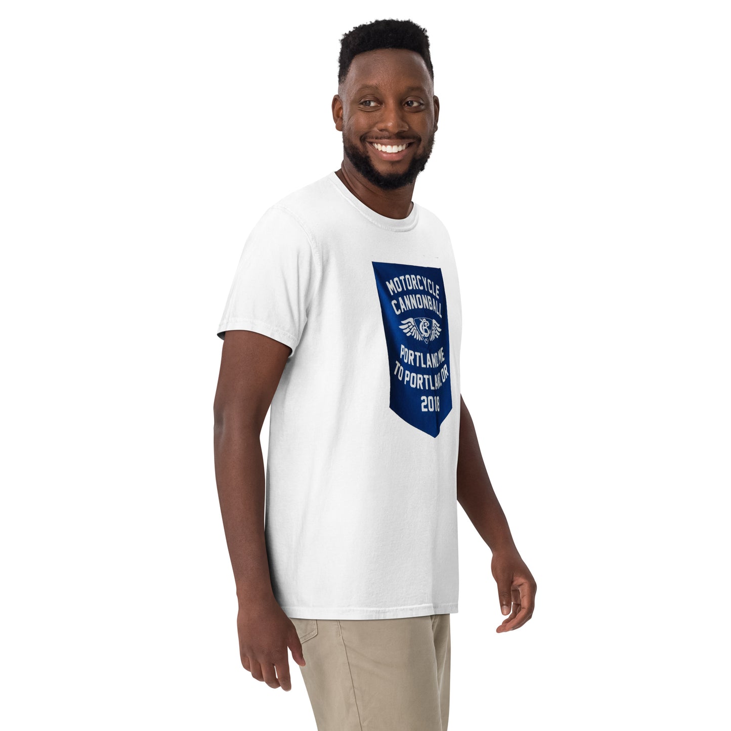 Cannonball Run MC Banner Style Unisex garment-dyed heavyweight t-shirt