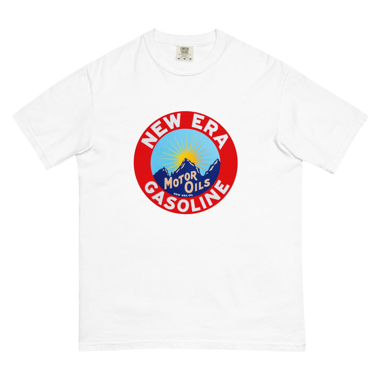 Retro Gas Sign New Era Unisex garment-dyed heavyweight t-shirt