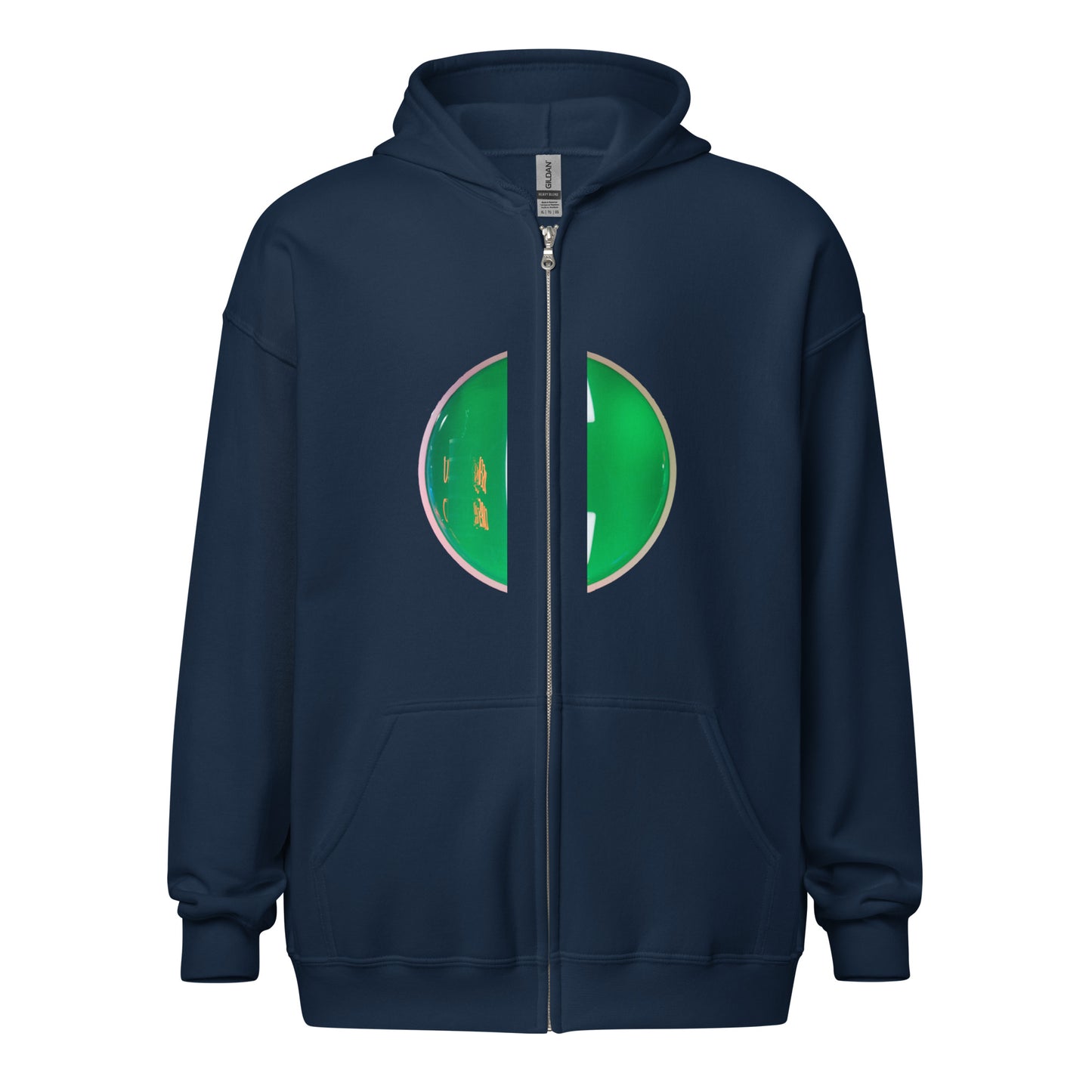 Edsel Globe Style Design Unisex heavy blend zip hoodie