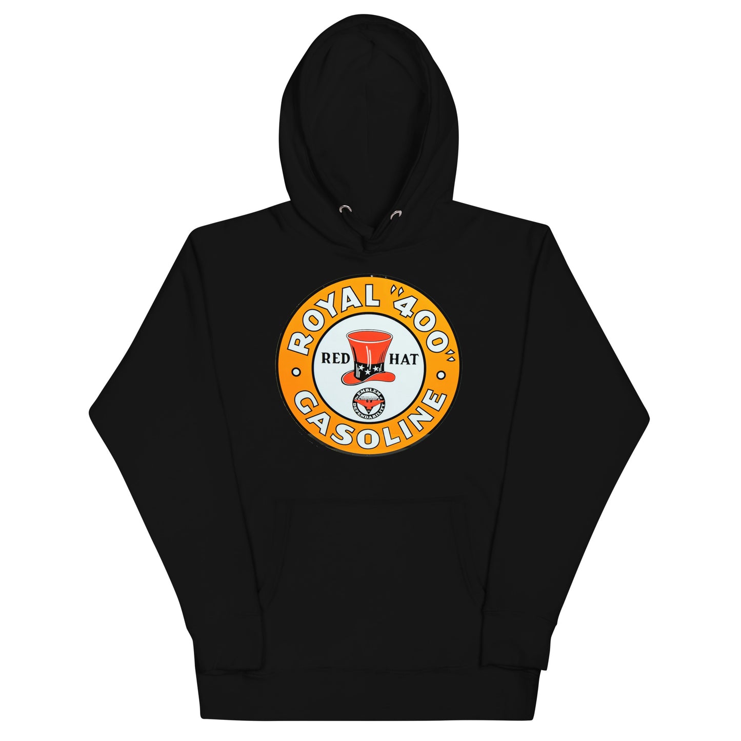 Vintage Red Hat Gas Unisex Hoodie