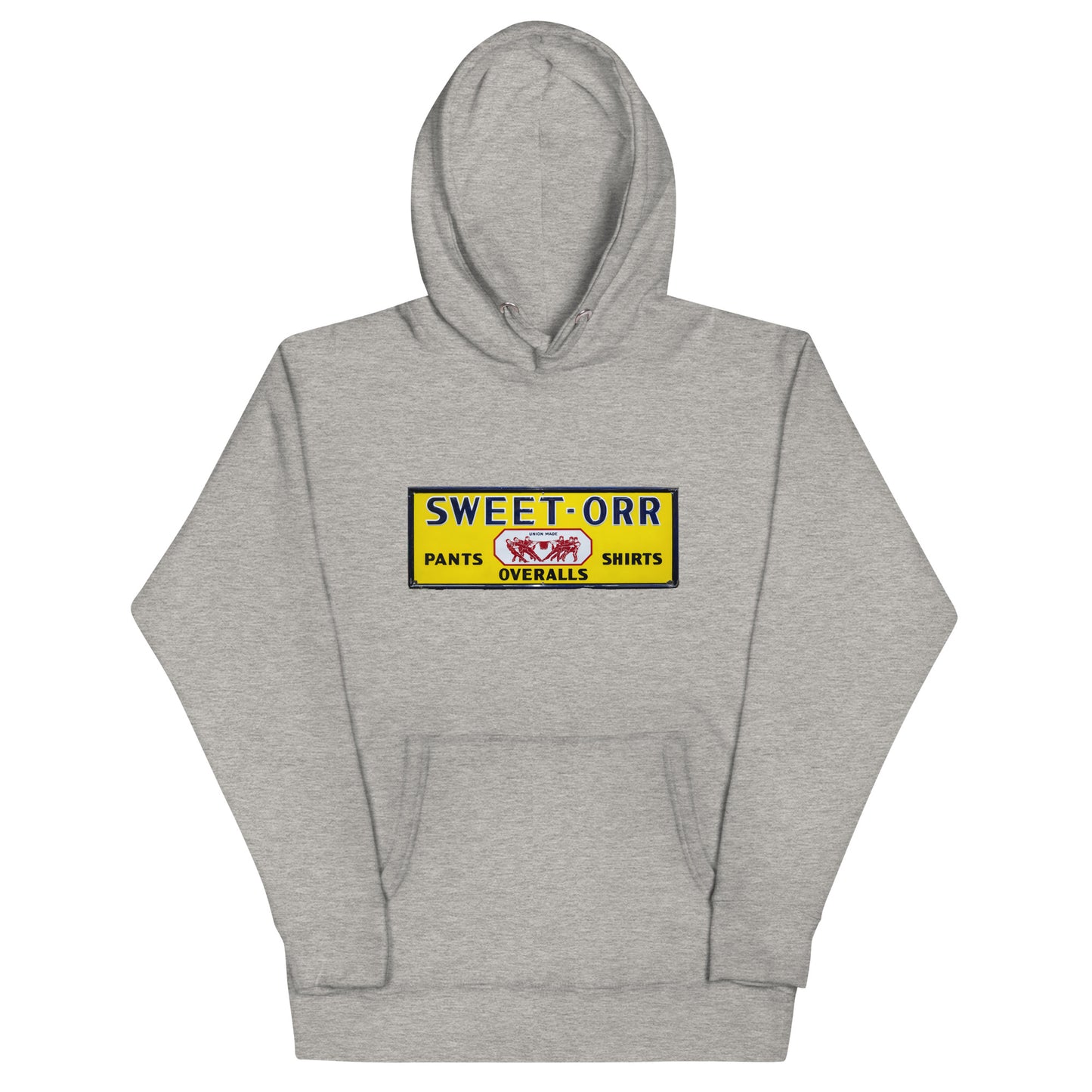 Vintage Mechanic Overalls Porcelain Sign Unisex Hoodie