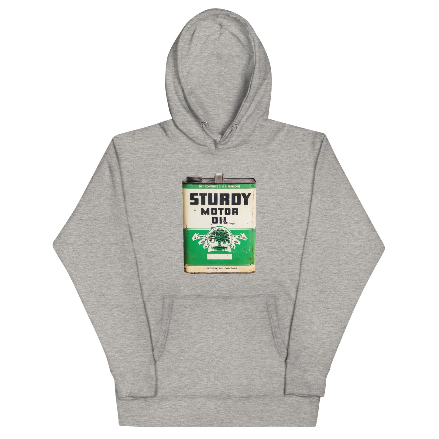Vintage Sturdy Oil Can Patina Style Unisex Hoodie