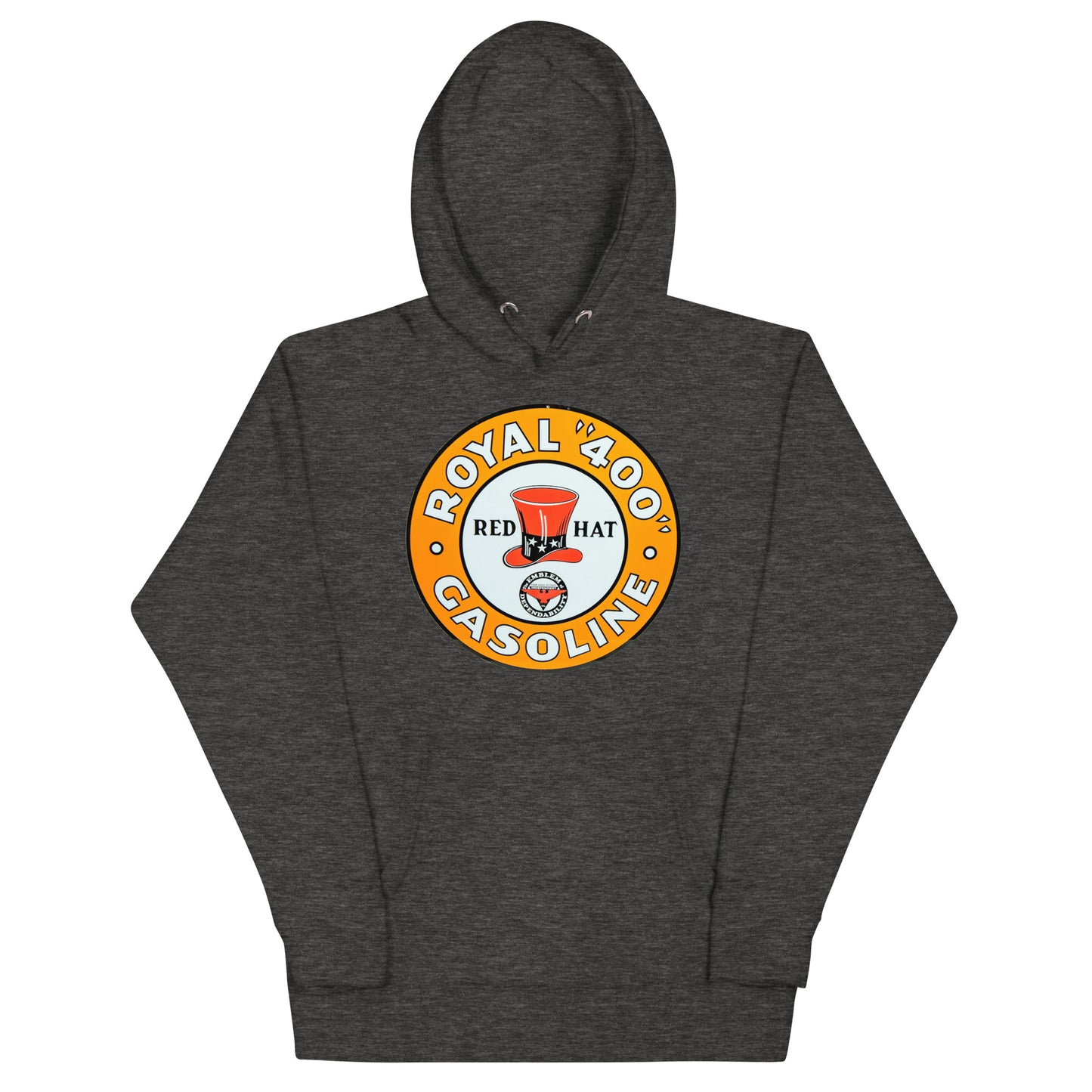 Vintage Red Hat Gas Unisex Hoodie