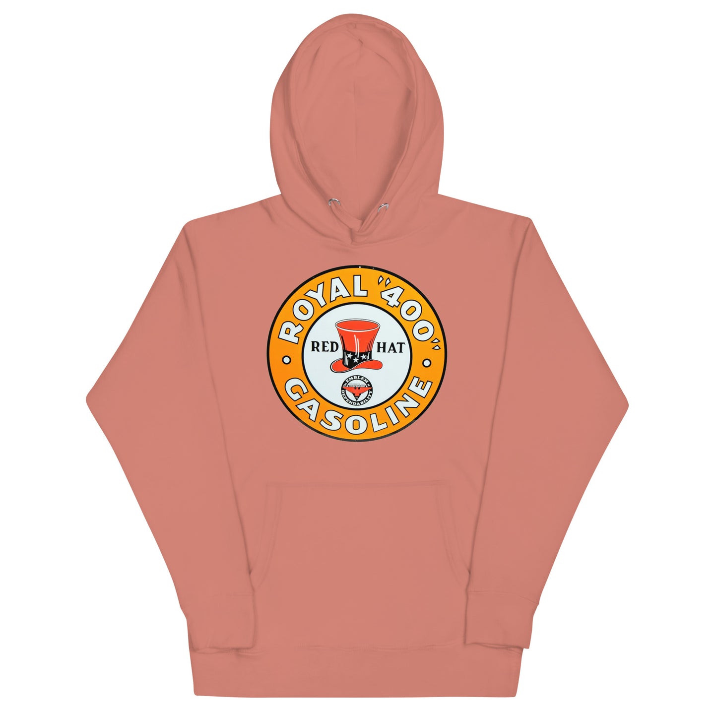 Vintage Red Hat Gas Unisex Hoodie