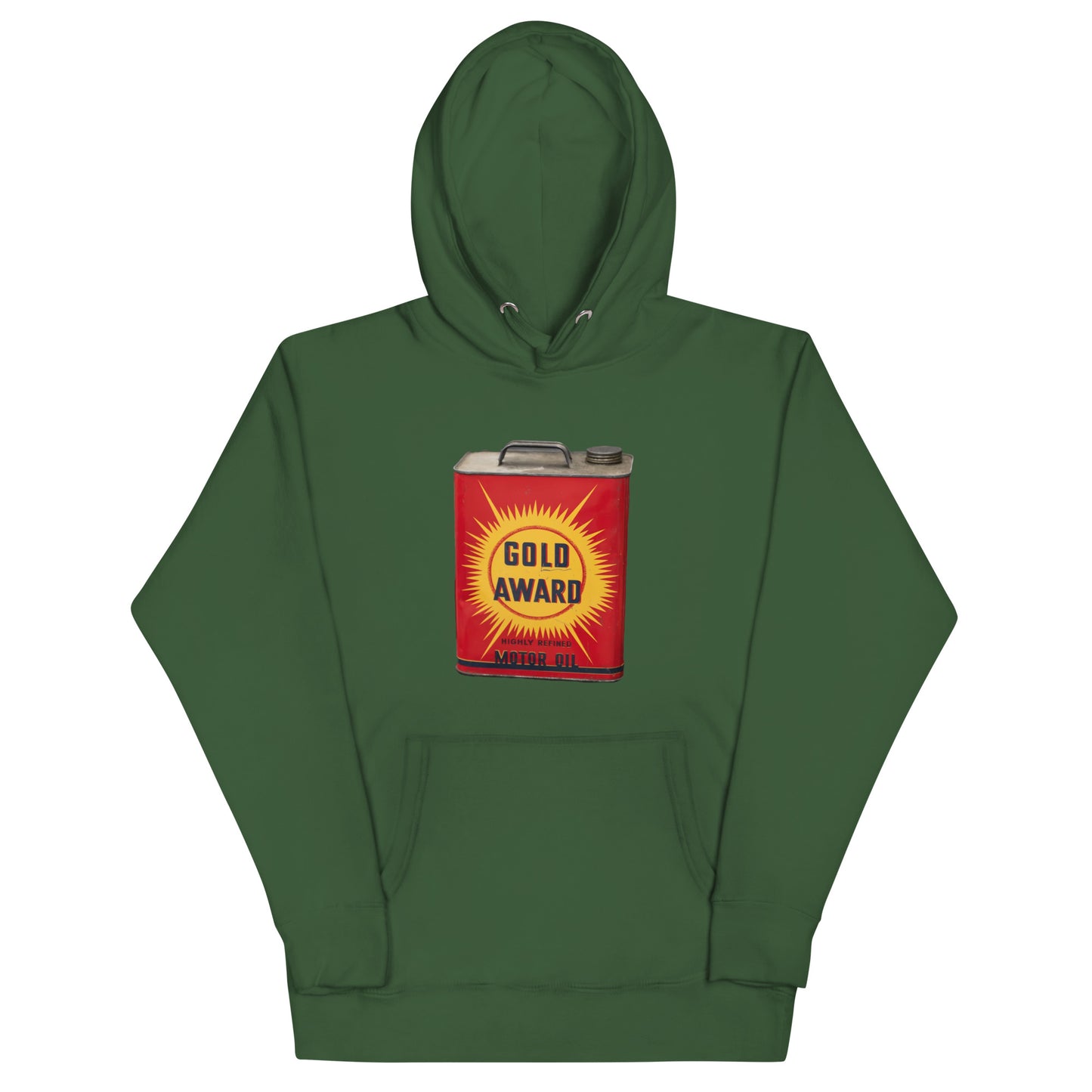 Retro Oil Can Design Unisex Hoodie