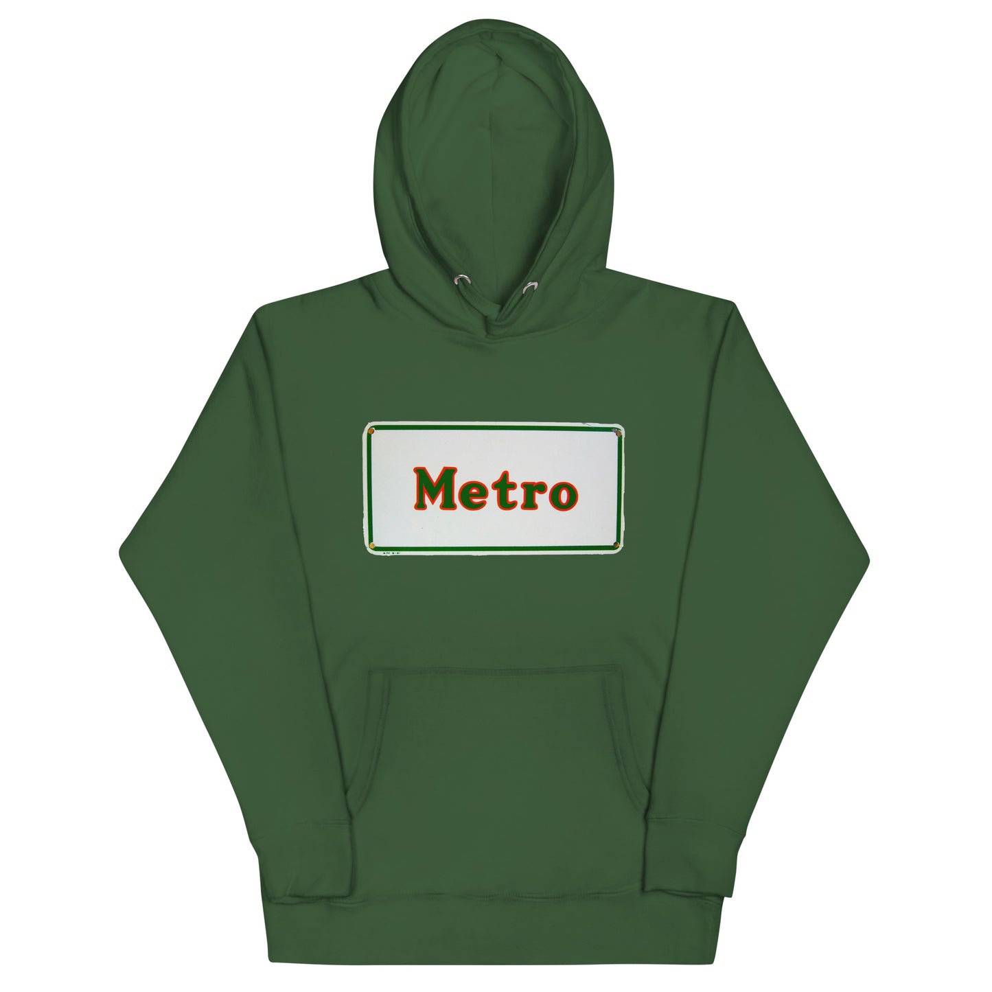 Retro Metro Tin Style Unisex Hoodie