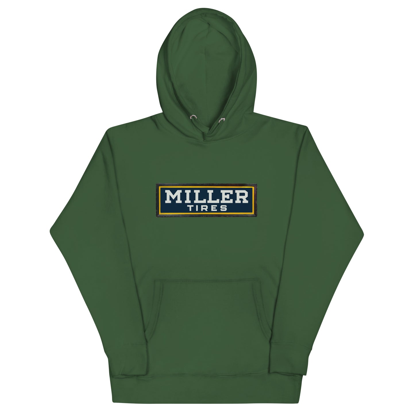 Vintage Miller Tire Sign Unisex Hoodie