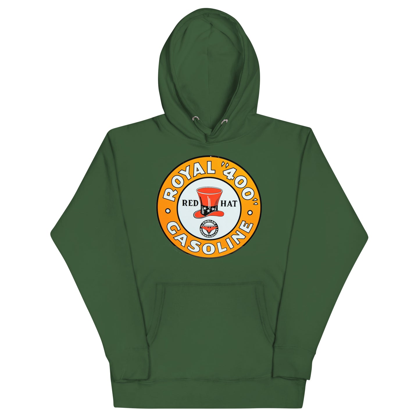 Vintage Red Hat Gas Unisex Hoodie