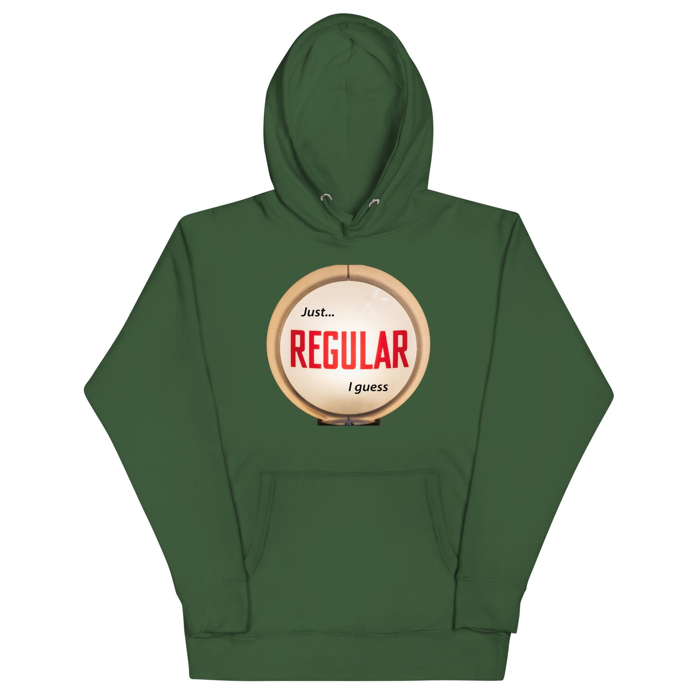 Retro Gas Globe Style Regular Unisex Hoodie