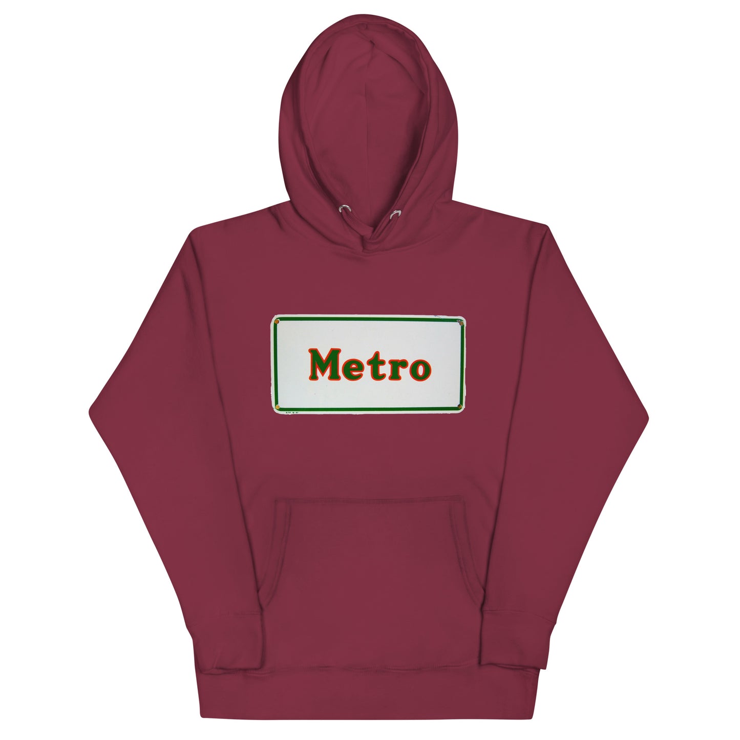 Retro Metro Tin Style Unisex Hoodie