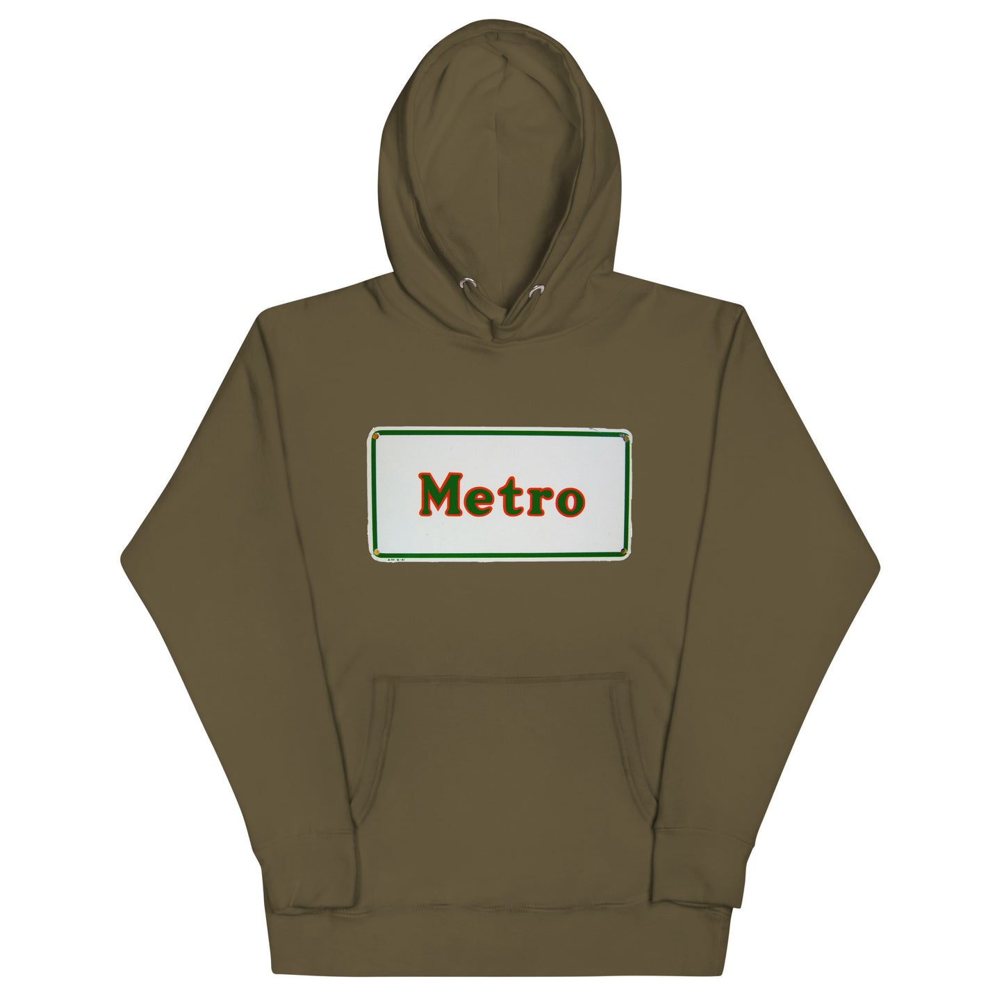 Retro Metro Tin Style Unisex Hoodie