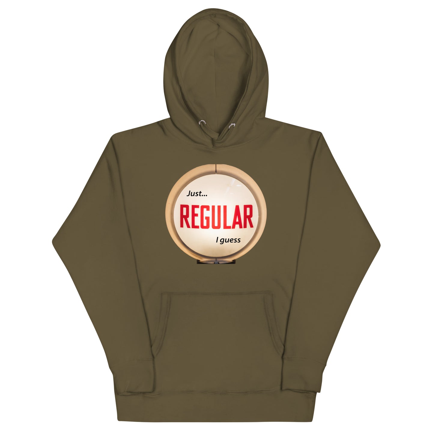 Retro Gas Globe Style Regular Unisex Hoodie