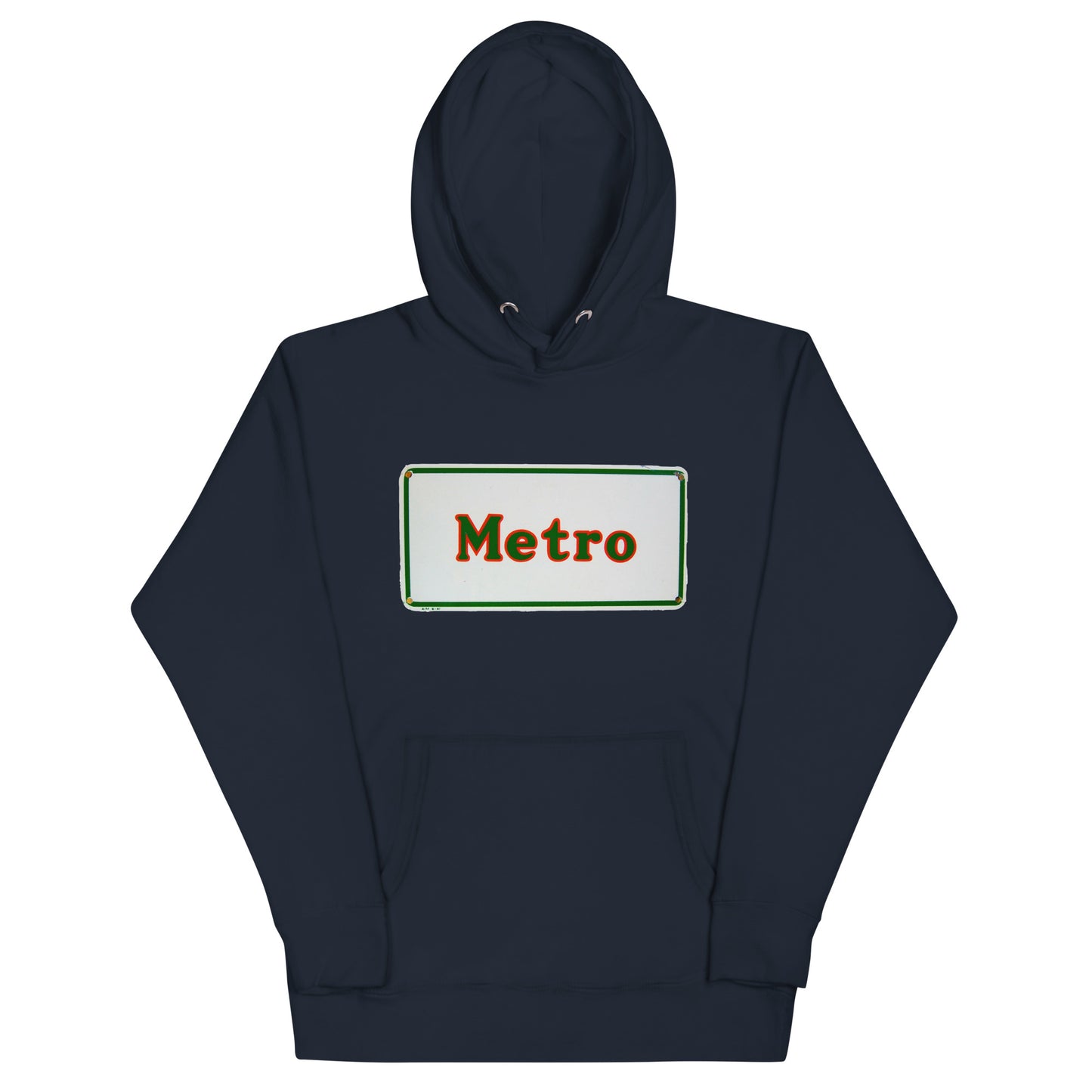 Retro Metro Tin Style Unisex Hoodie