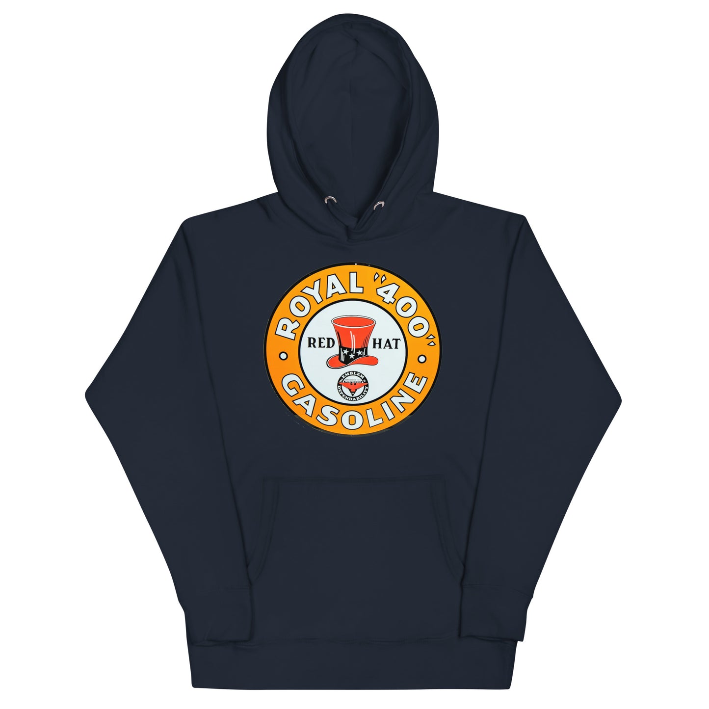 Vintage Red Hat Gas Unisex Hoodie