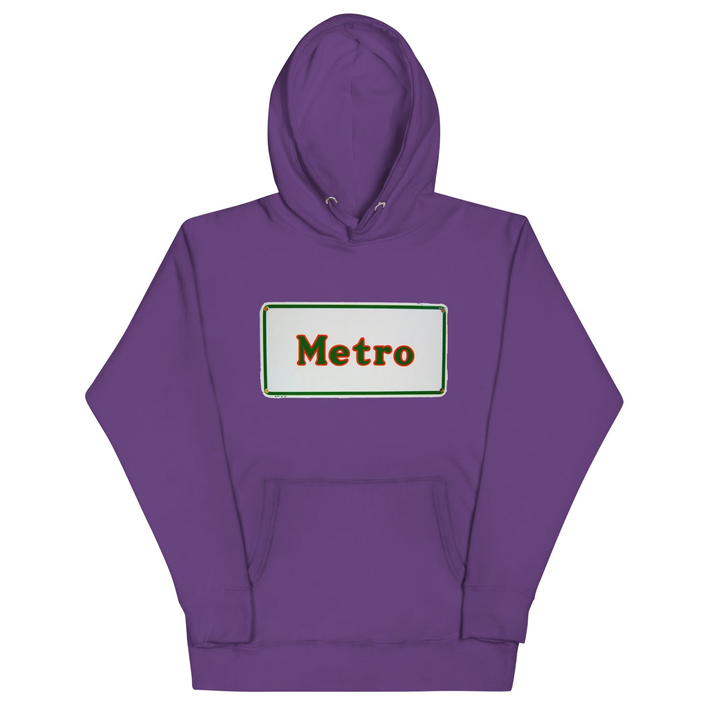 Retro Metro Tin Style Unisex Hoodie