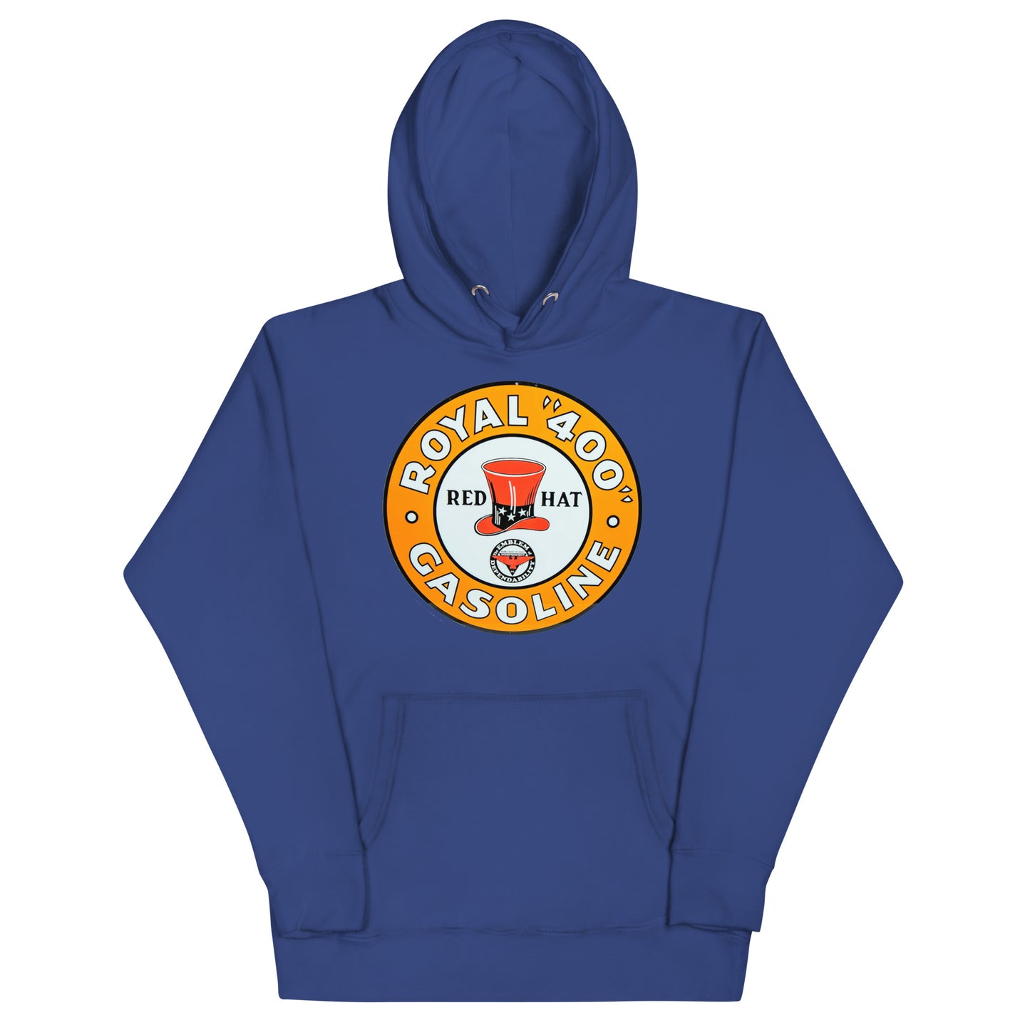 Vintage Red Hat Gas Unisex Hoodie
