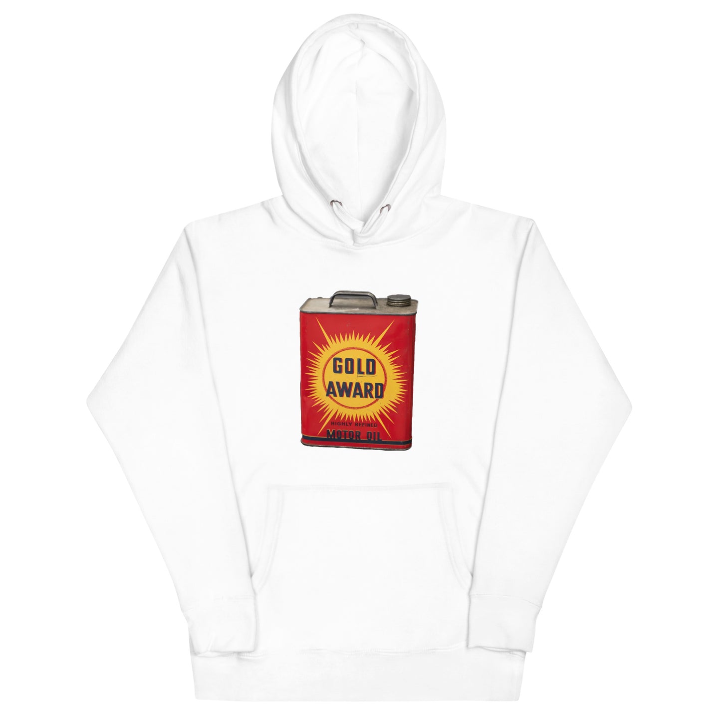 Retro Oil Can Design Unisex Hoodie