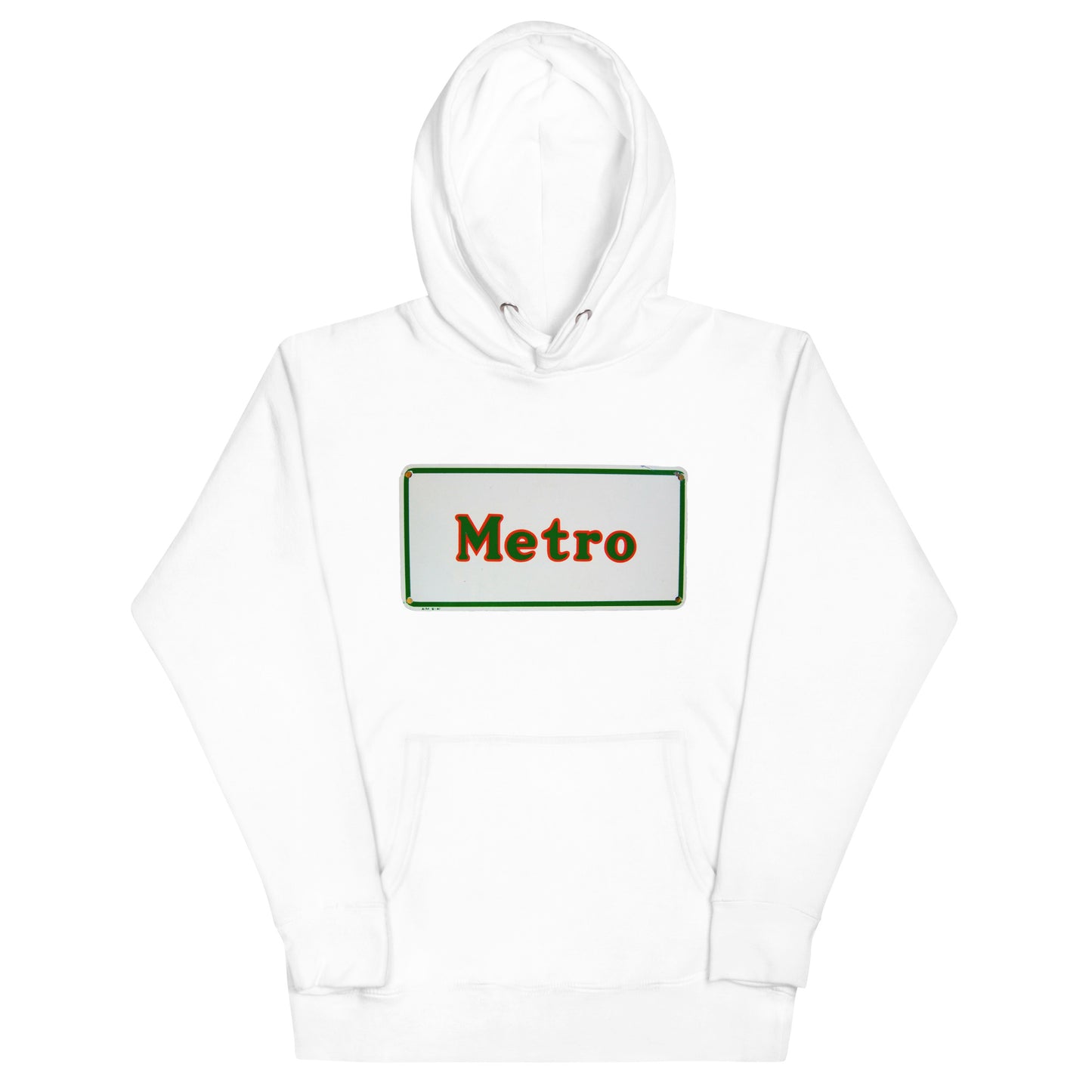 Retro Metro Tin Style Unisex Hoodie