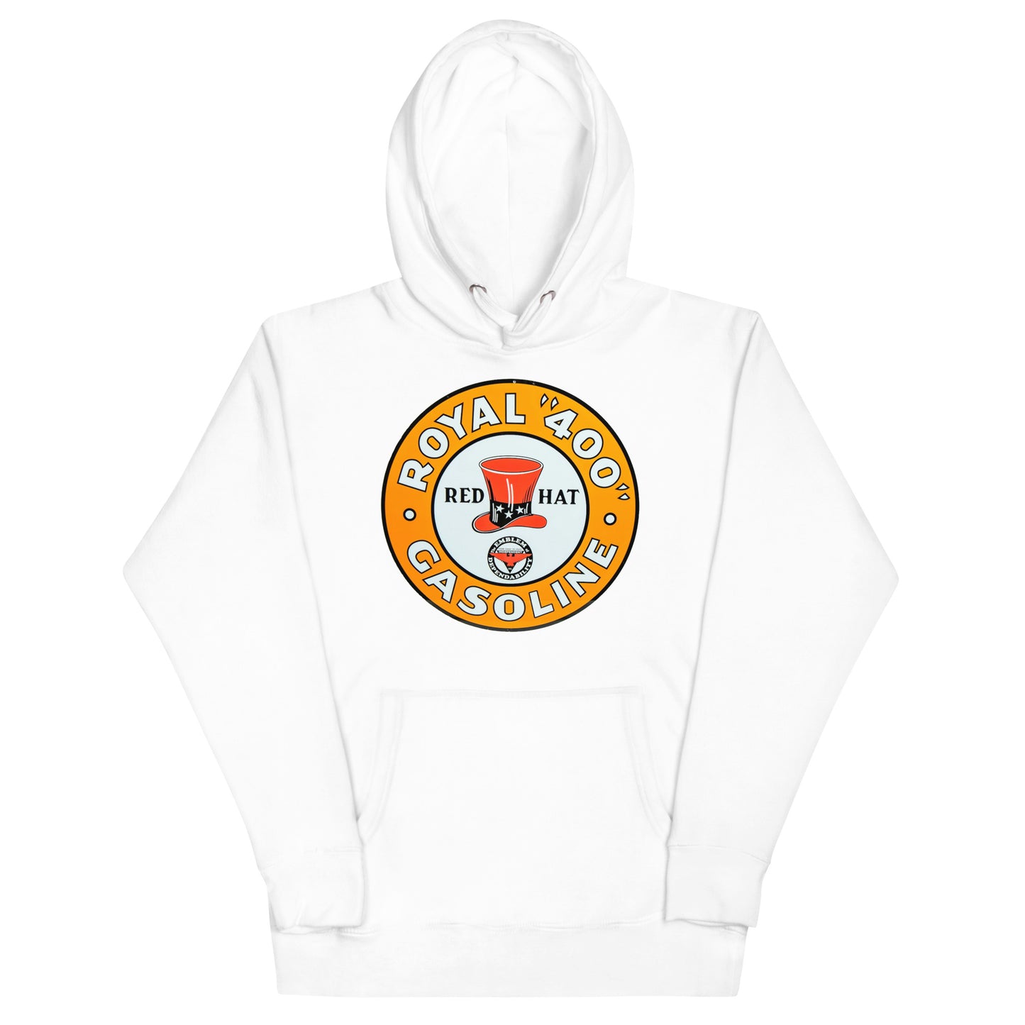 Vintage Red Hat Gas Unisex Hoodie