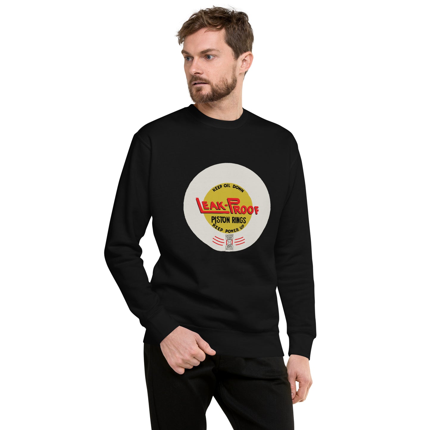 Vintage Oil Can Patina Style Unisex Premium Sweatshirt