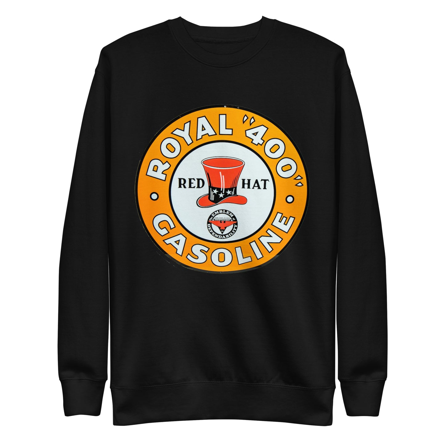 Vintage Red Hat Gas Unisex Premium Sweatshirt