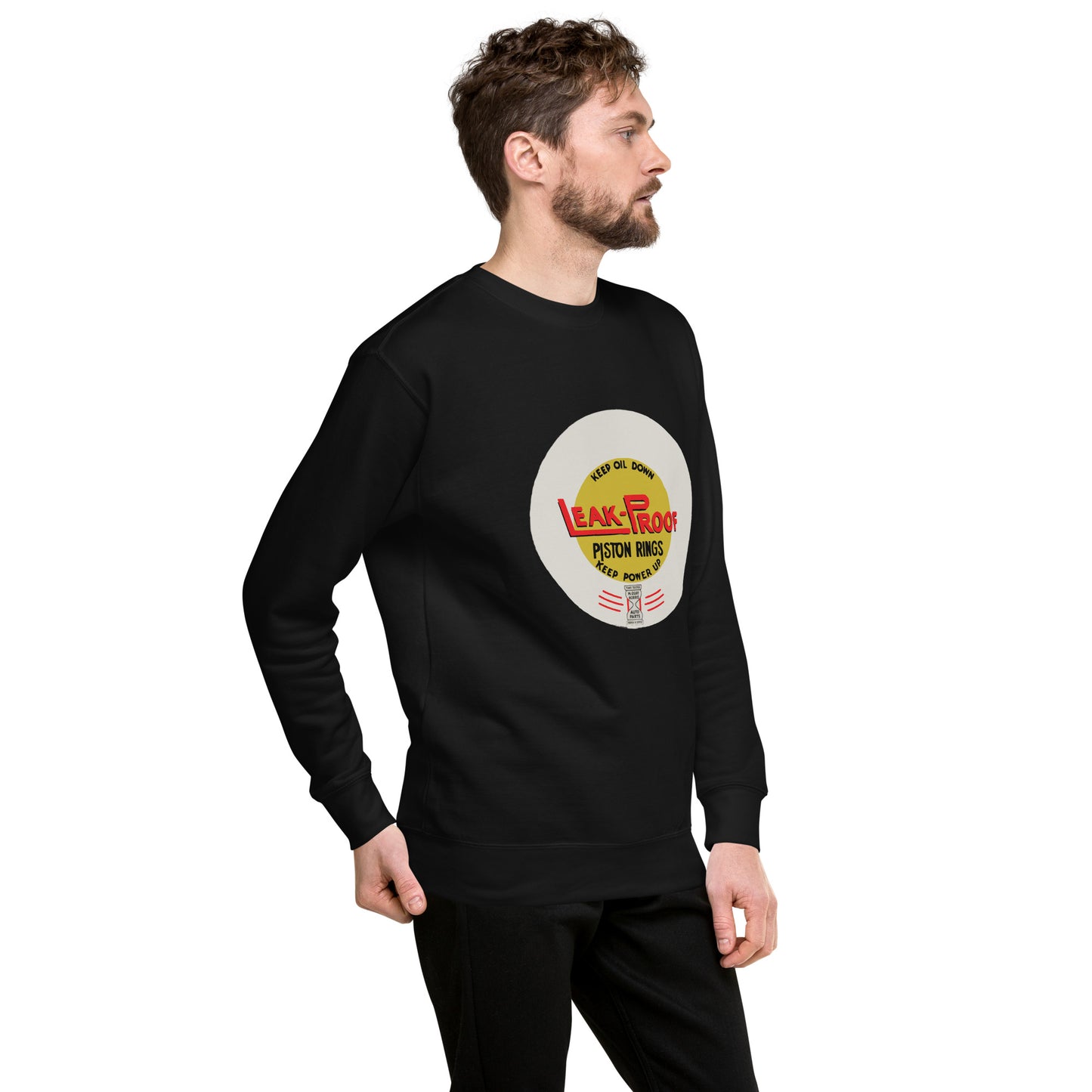Vintage Oil Can Patina Style Unisex Premium Sweatshirt