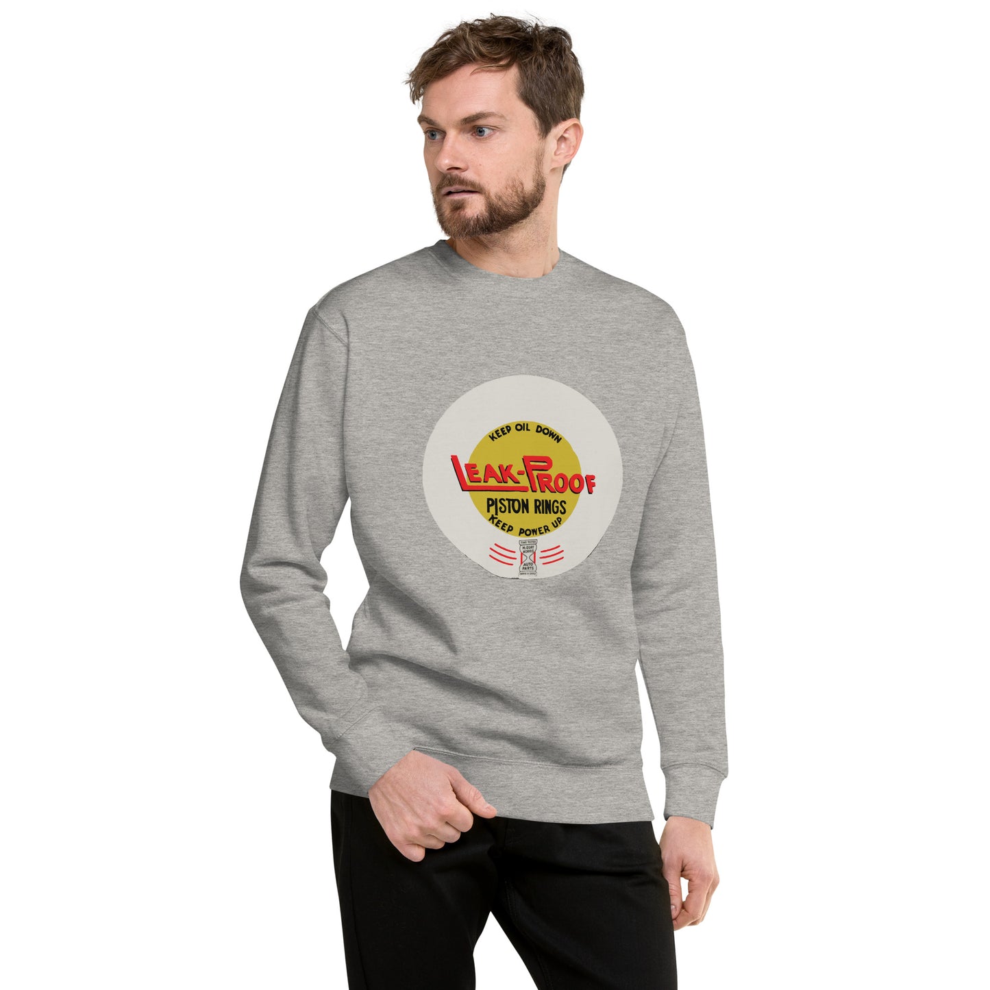 Vintage Oil Can Patina Style Unisex Premium Sweatshirt