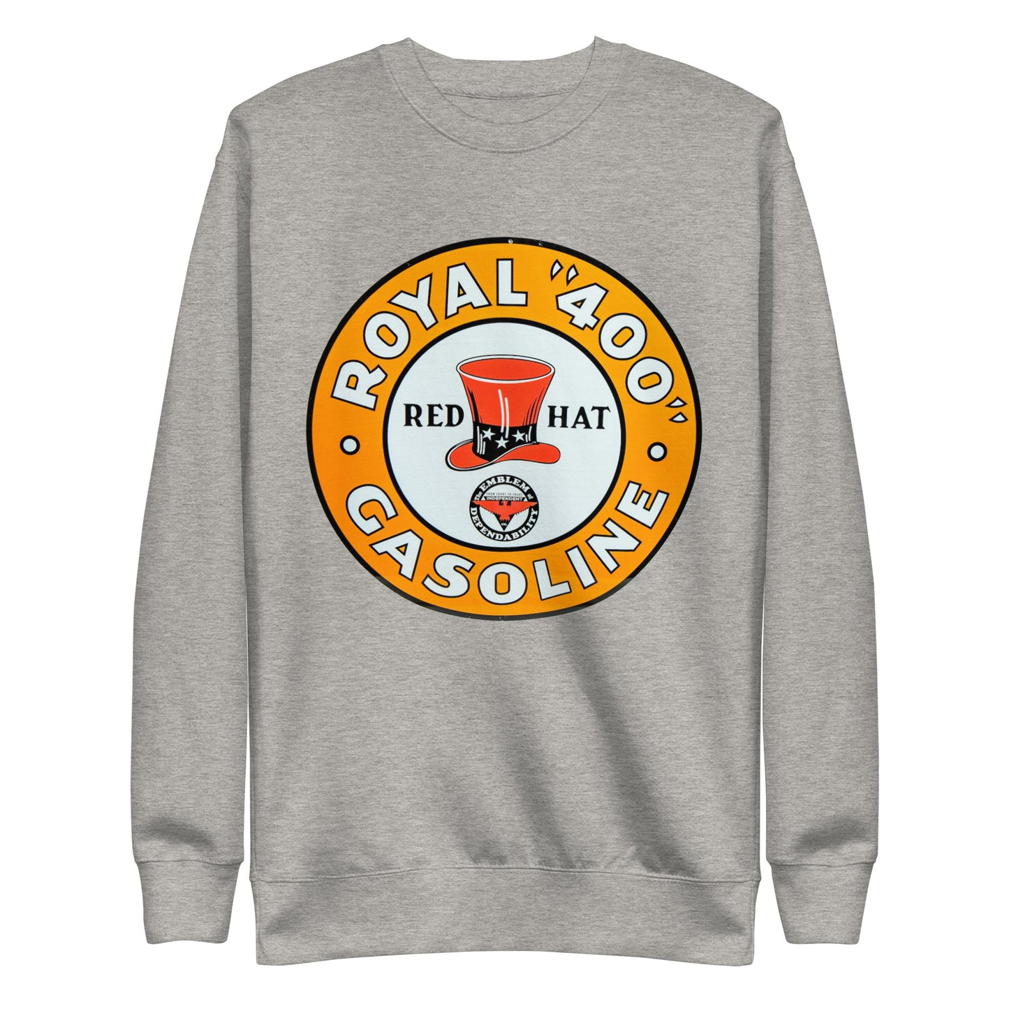 Vintage Red Hat Gas Unisex Premium Sweatshirt