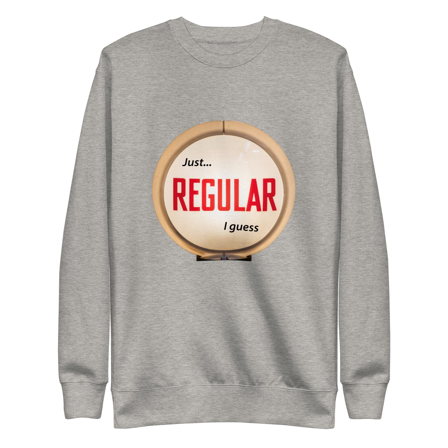 Retro Gas Globe Style Regular Unisex Premium Sweatshirt