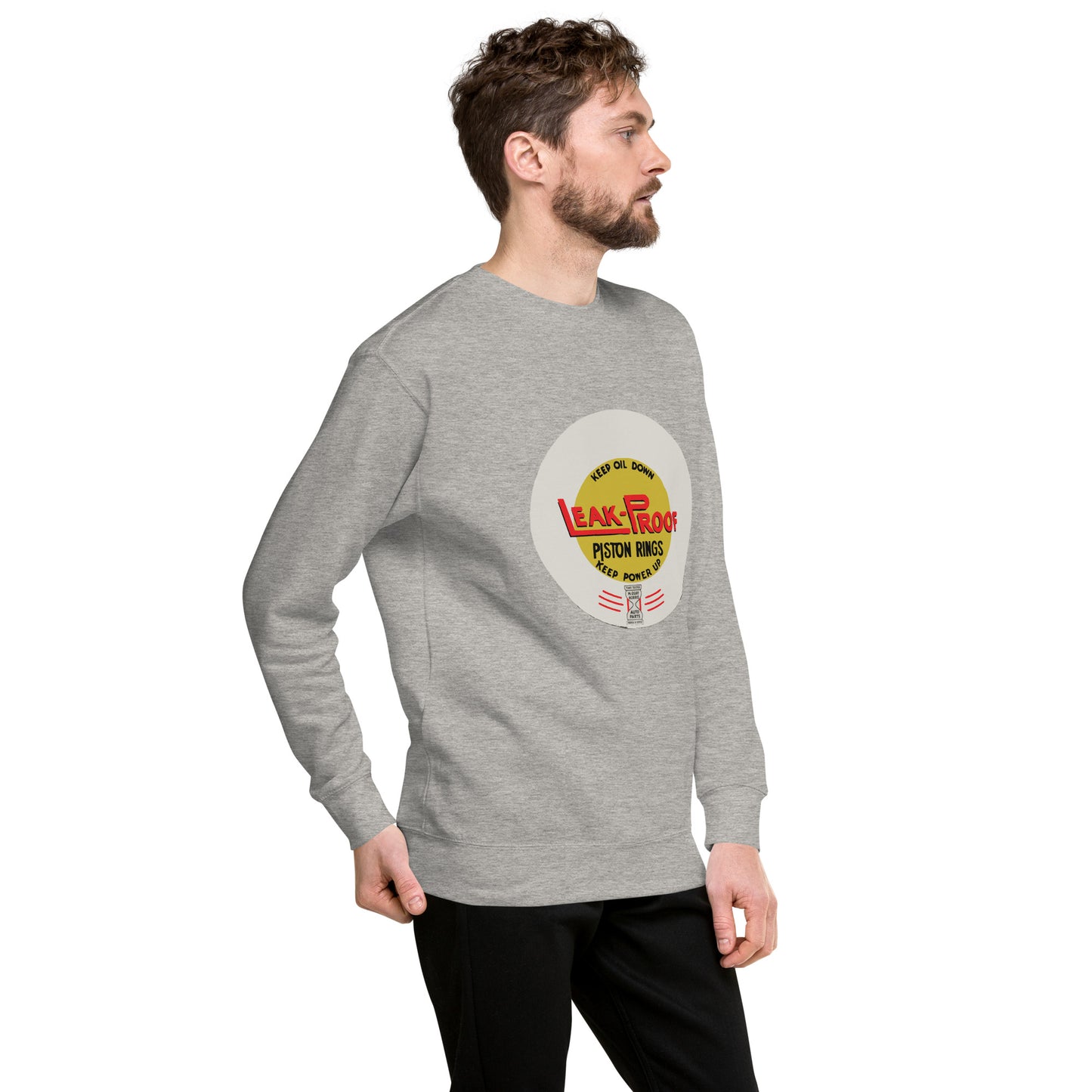 Vintage Oil Can Patina Style Unisex Premium Sweatshirt