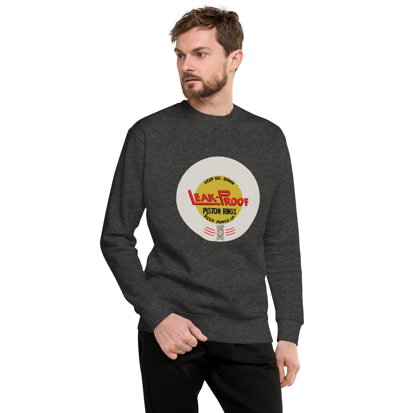 Vintage Oil Can Patina Style Unisex Premium Sweatshirt
