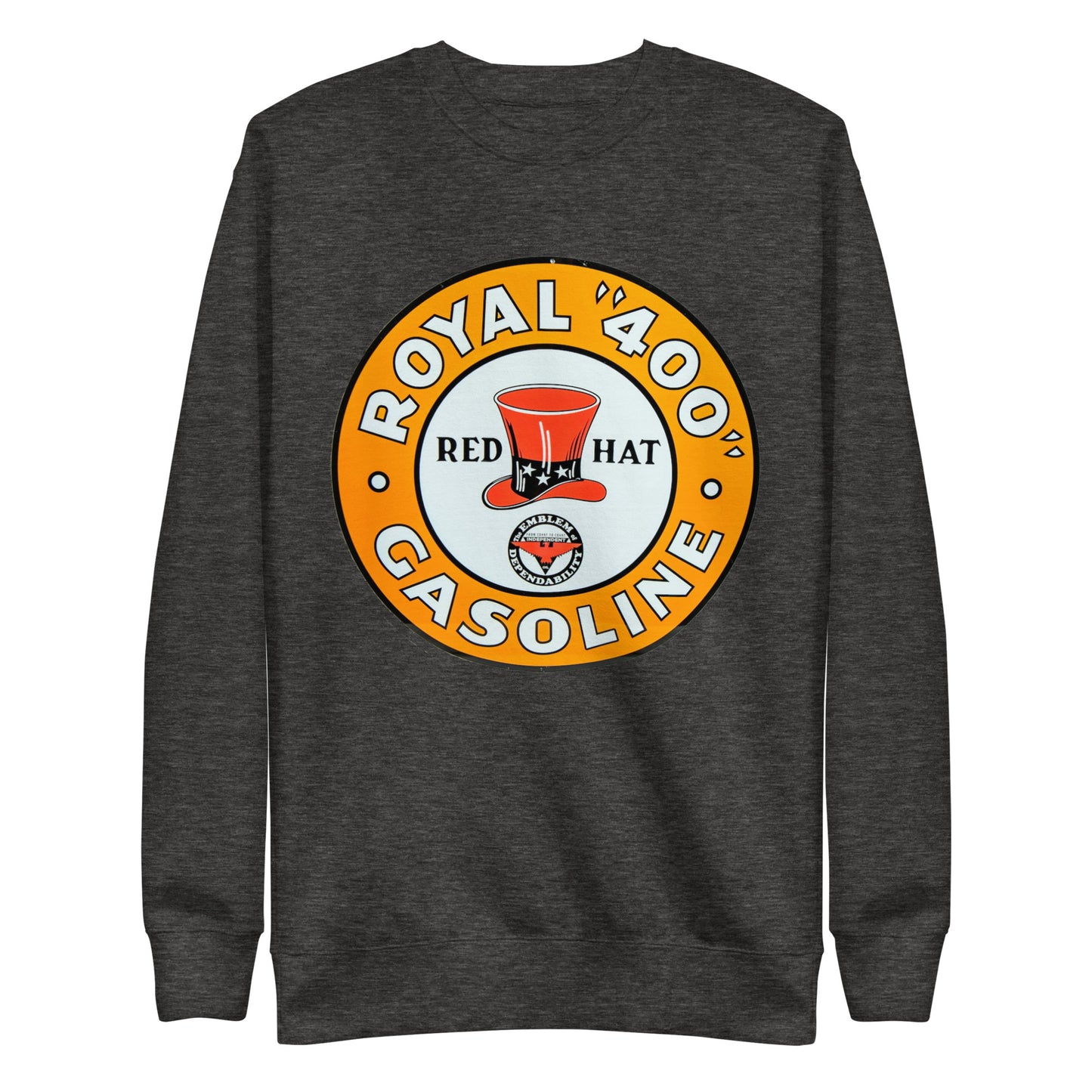 Vintage Red Hat Gas Unisex Premium Sweatshirt
