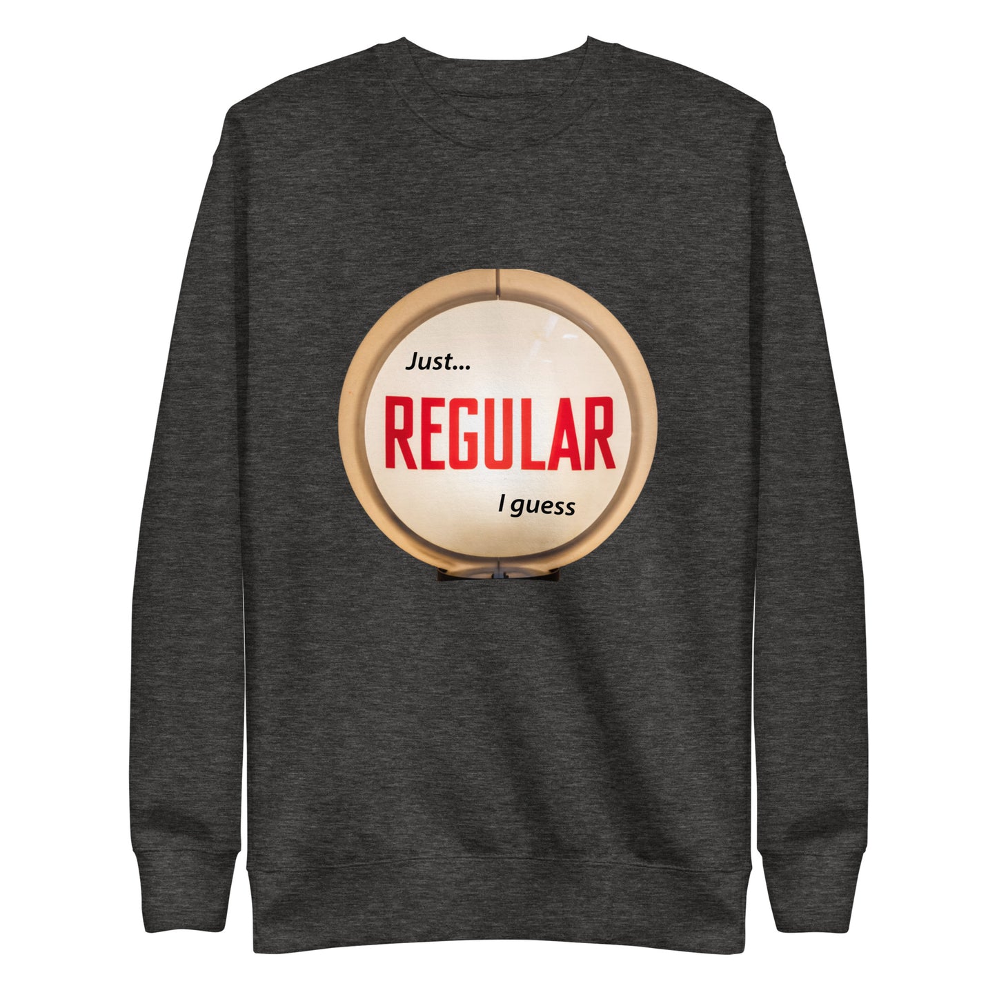 Retro Gas Globe Style Regular Unisex Premium Sweatshirt