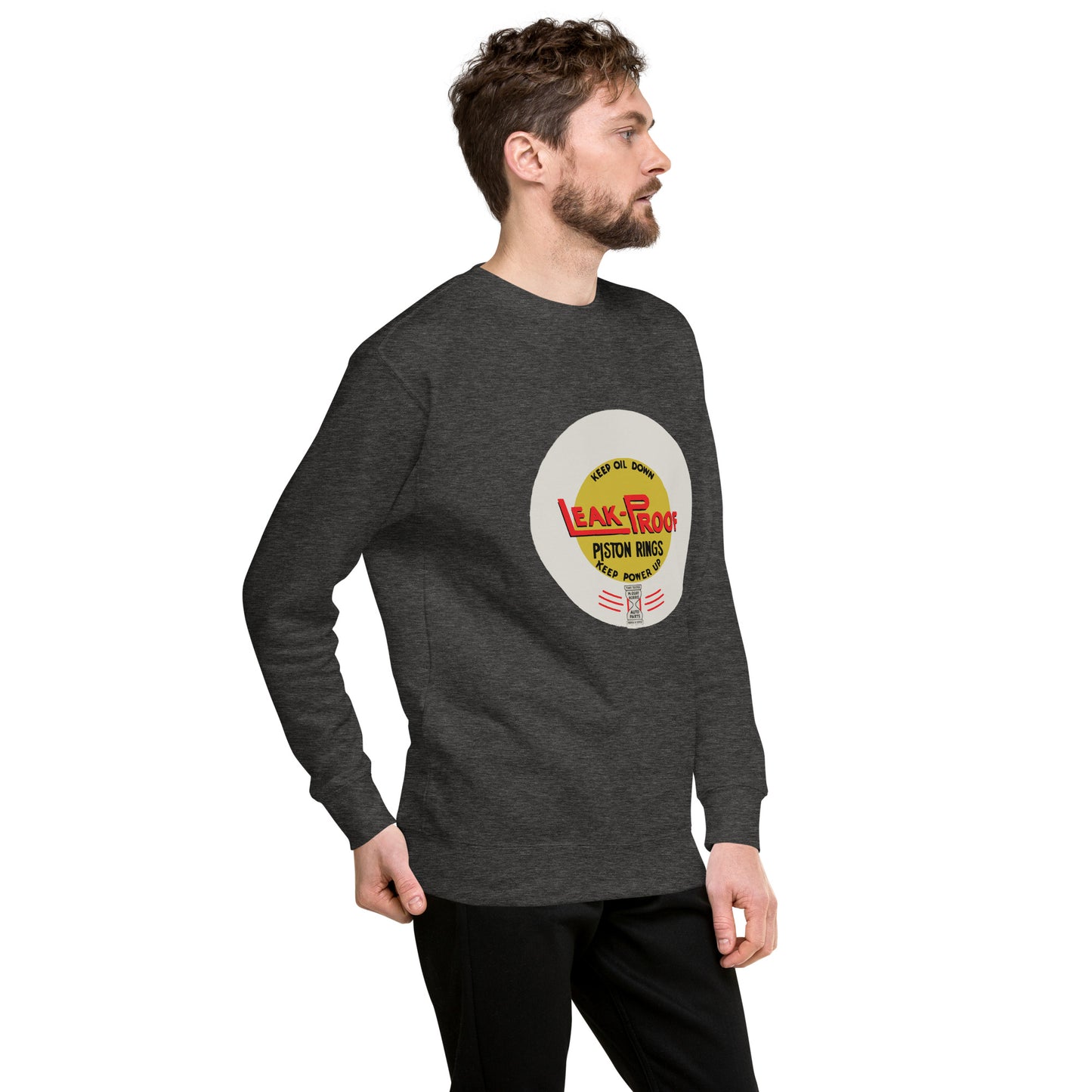 Vintage Oil Can Patina Style Unisex Premium Sweatshirt