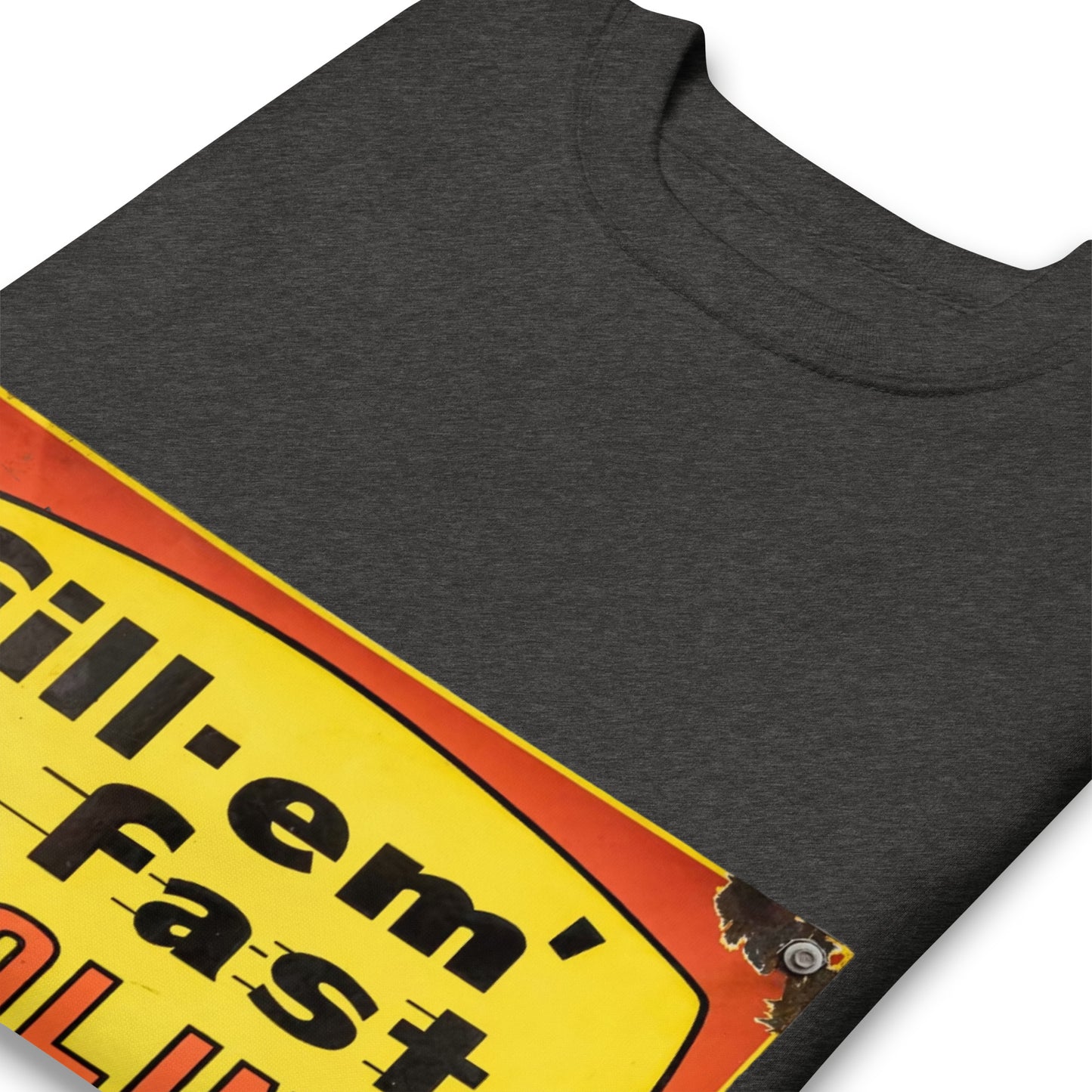 Vintage Gas Sign Patina Style Unisex Premium Sweatshirt