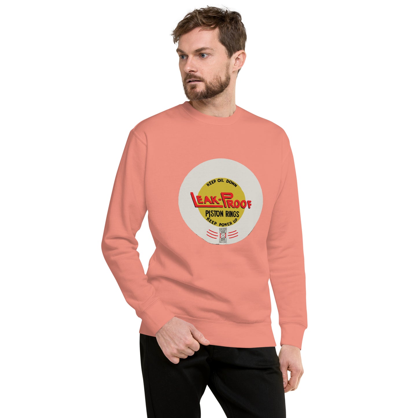 Vintage Oil Can Patina Style Unisex Premium Sweatshirt