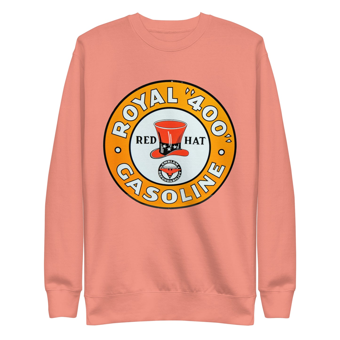 Vintage Red Hat Gas Unisex Premium Sweatshirt
