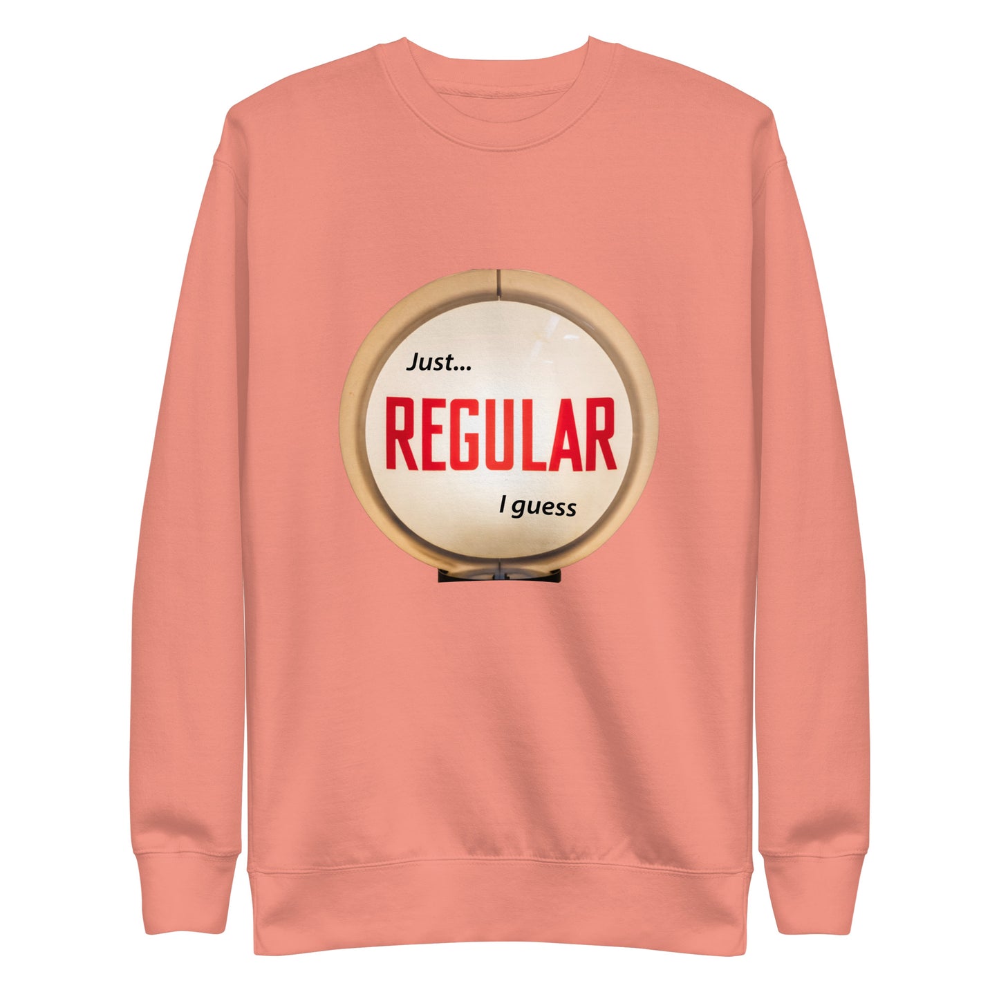 Retro Gas Globe Style Regular Unisex Premium Sweatshirt